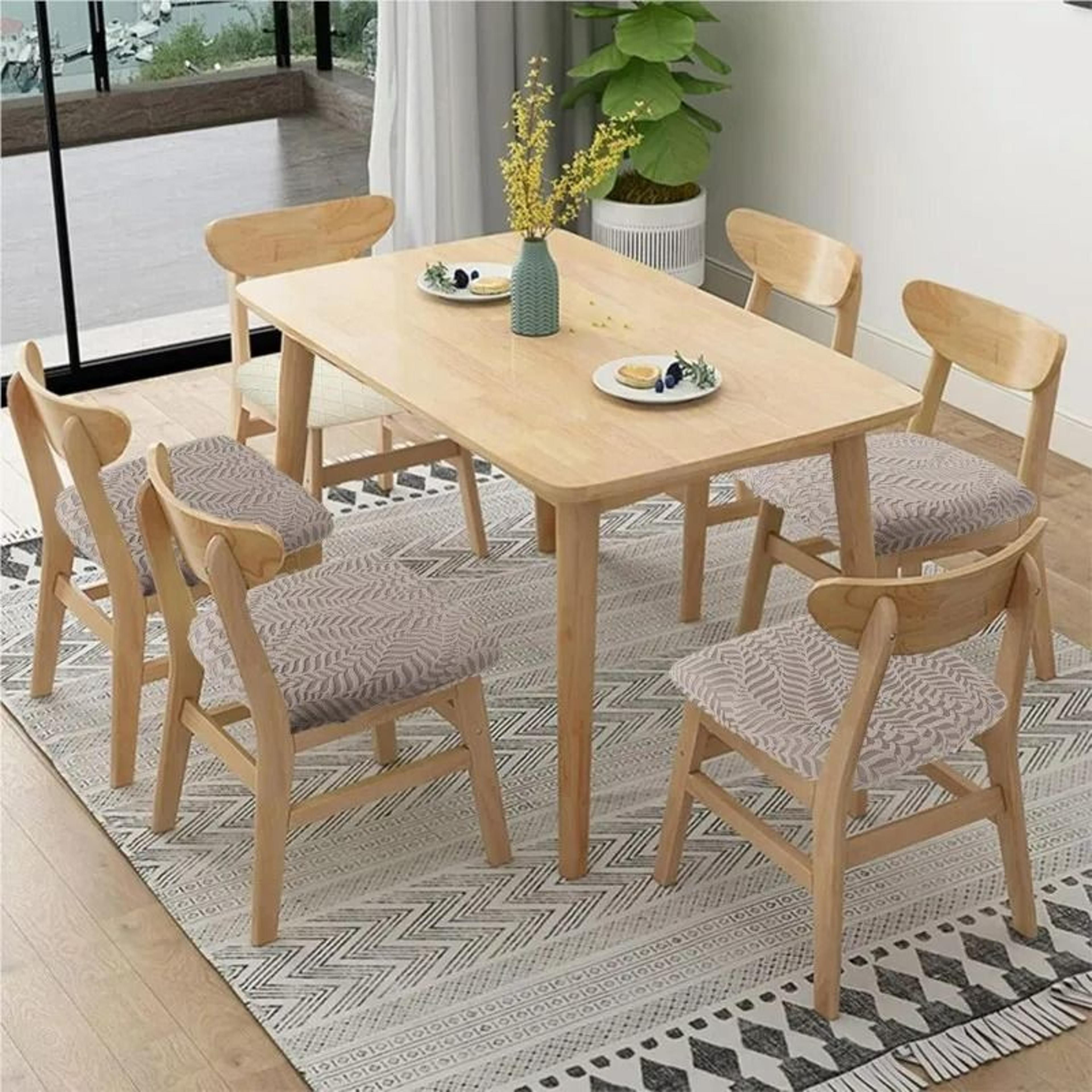 New Jacquard Elastic Universal Dining Chair Cover 6