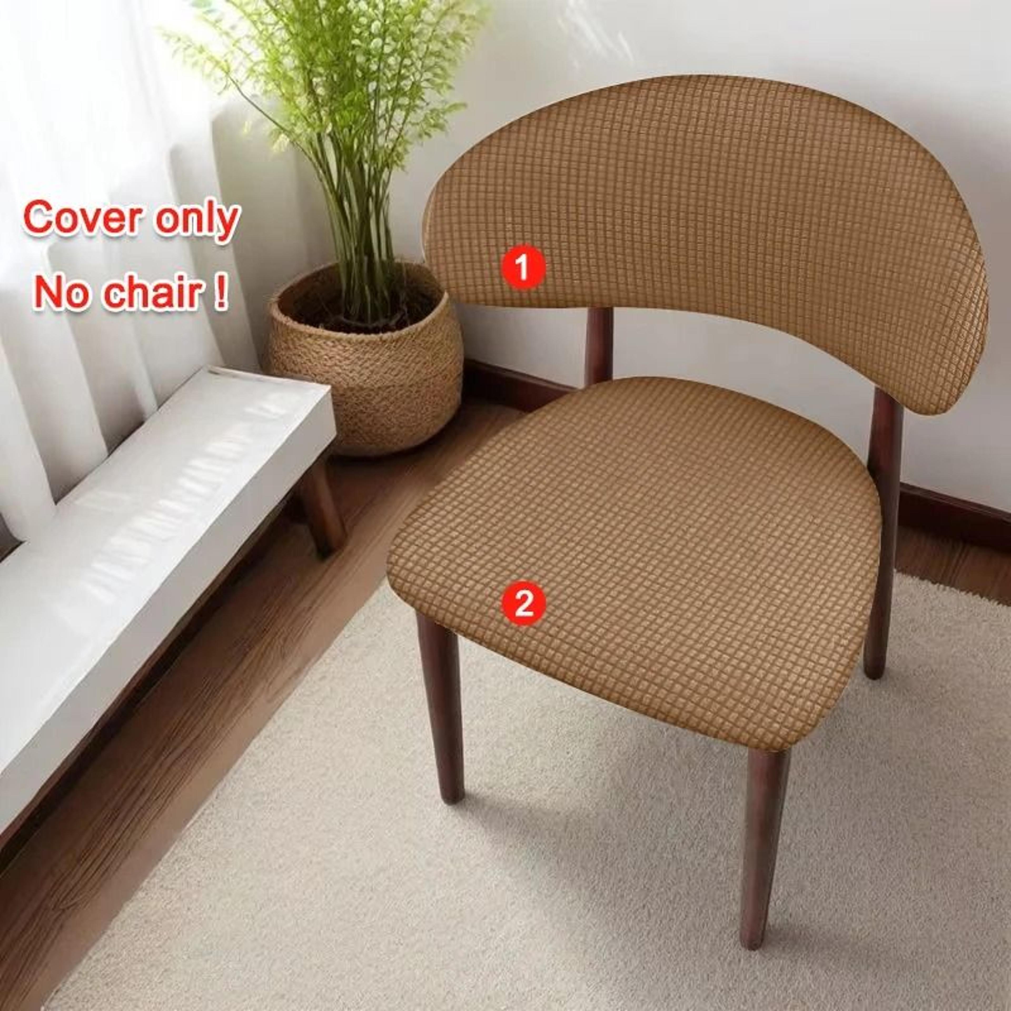 CShaped Backrest Split Chair Cover Set 6