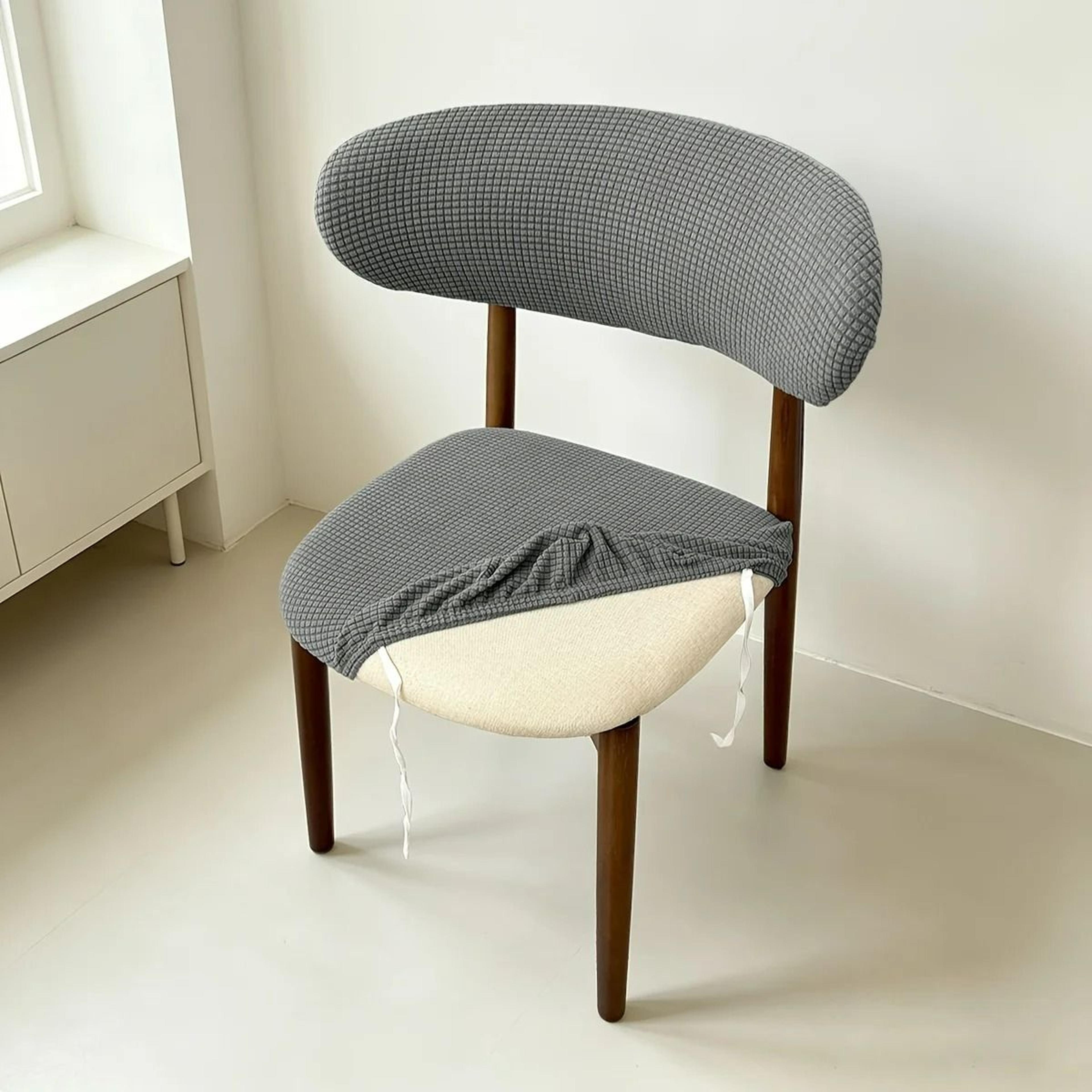 c-shaped backrest split chair cover set