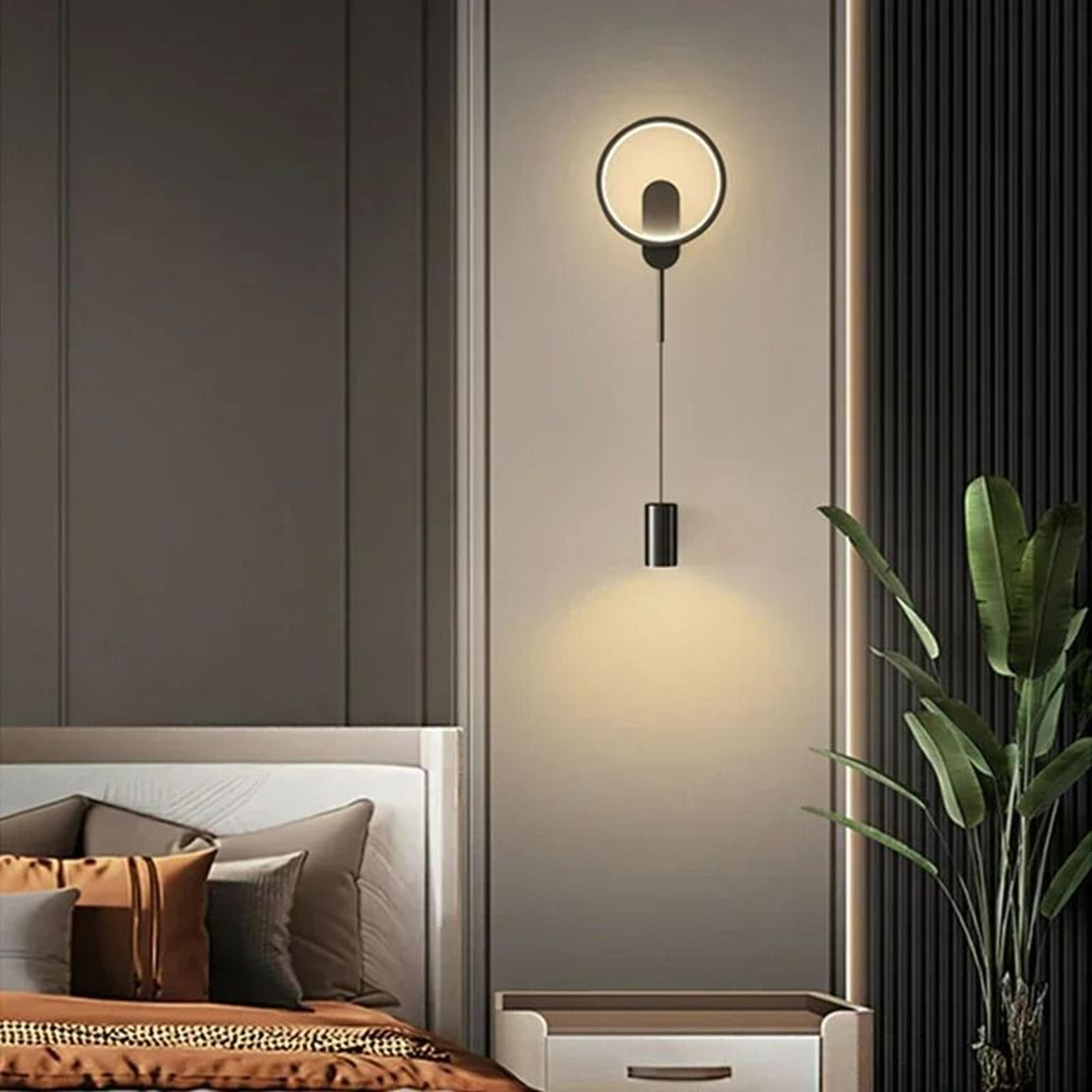 Modern Black  Gold LED Wall Sconce 4