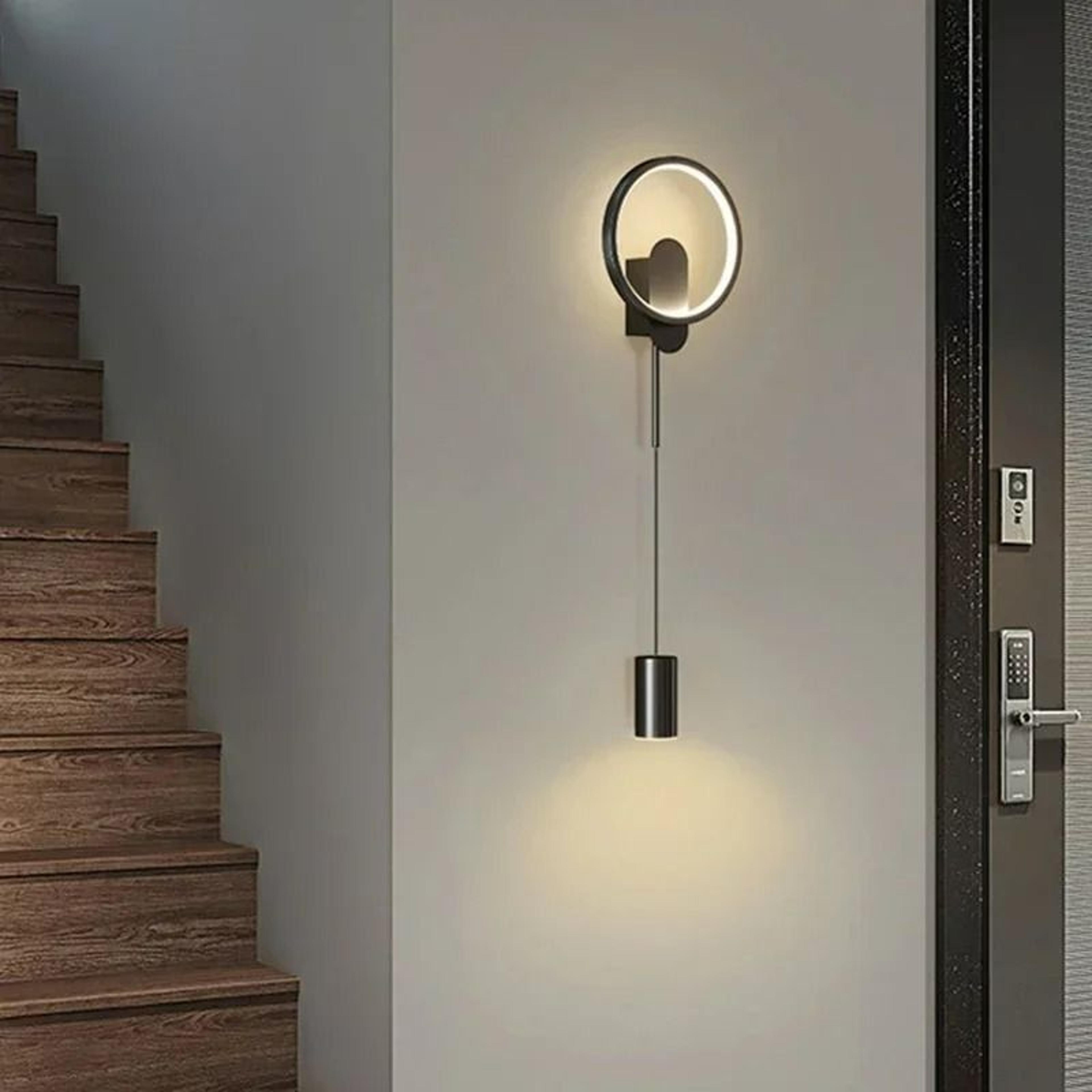 Modern Black  Gold LED Wall Sconce 3