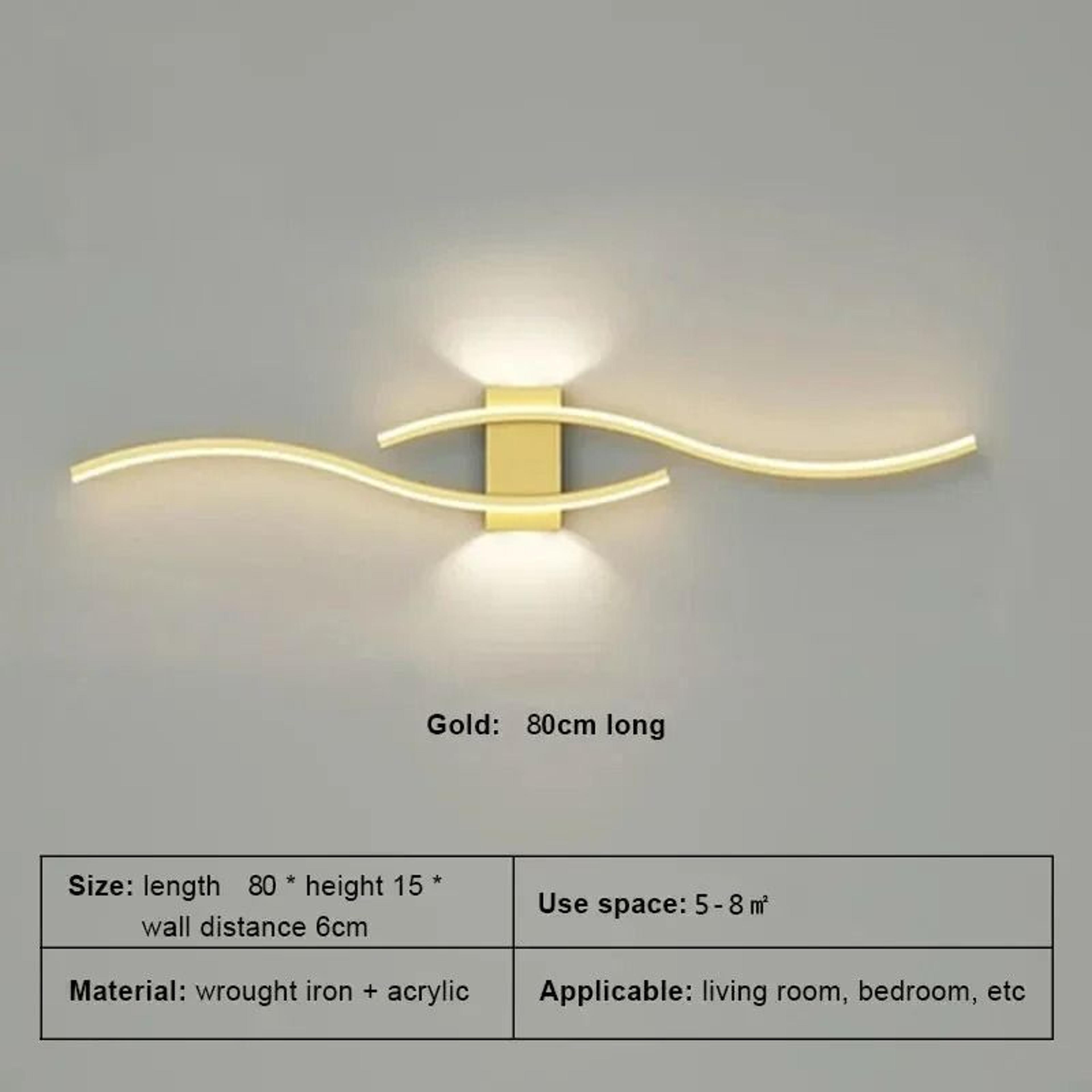 Modern Remote Control LED Linear Wall Sconce 11
