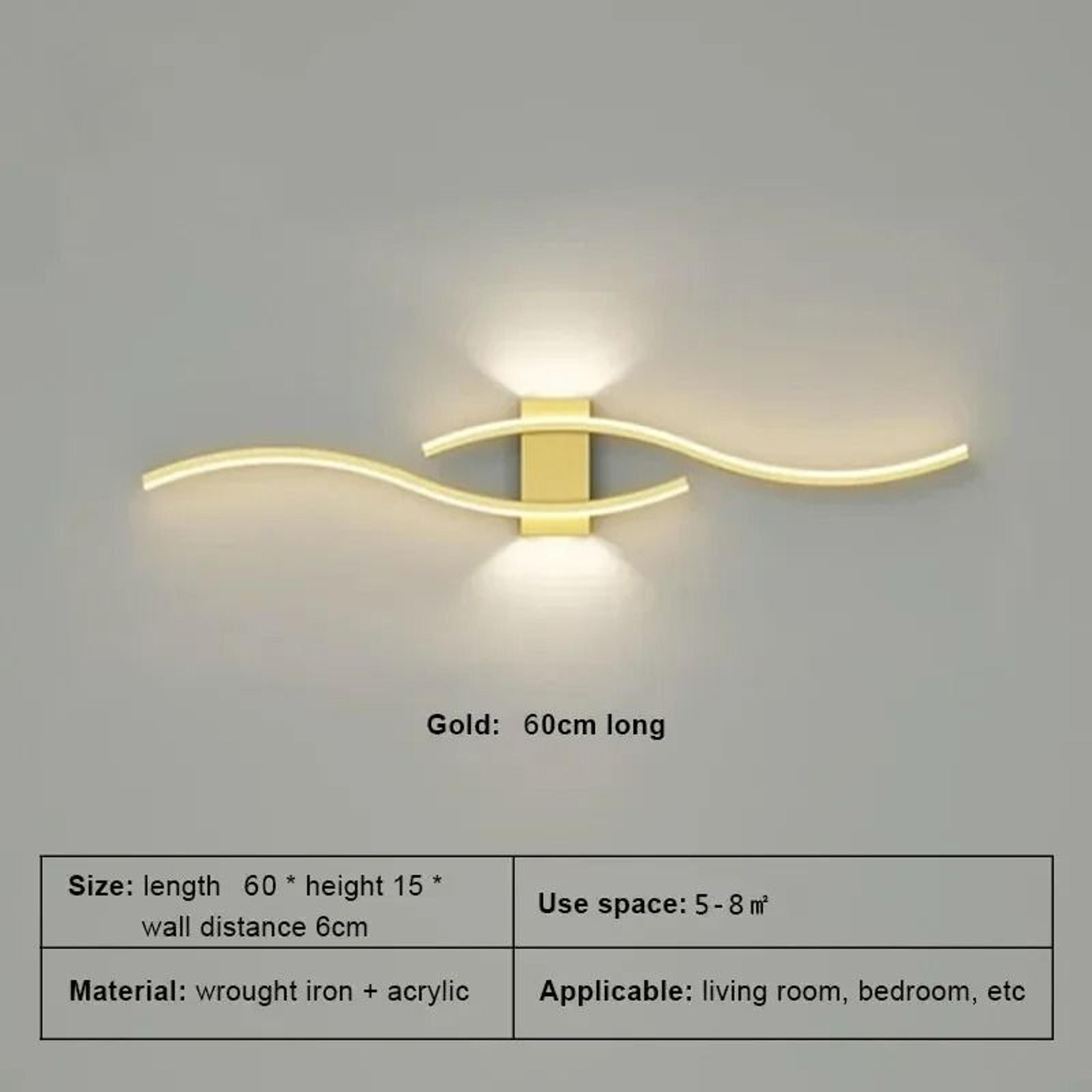 Modern Remote Control LED Linear Wall Sconce 10