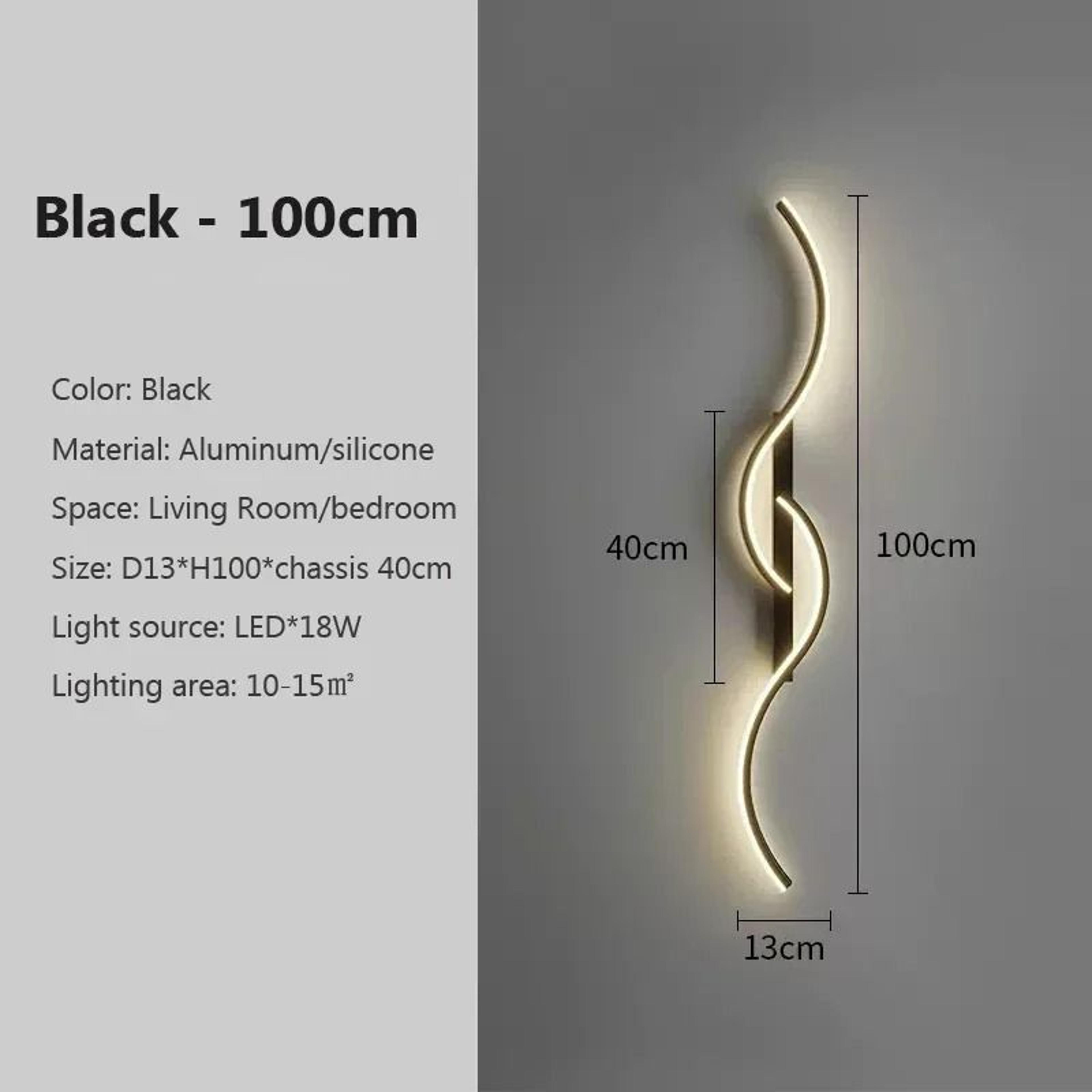 Smart Remote Control Adjustable LED Linear Wall Sconce 10