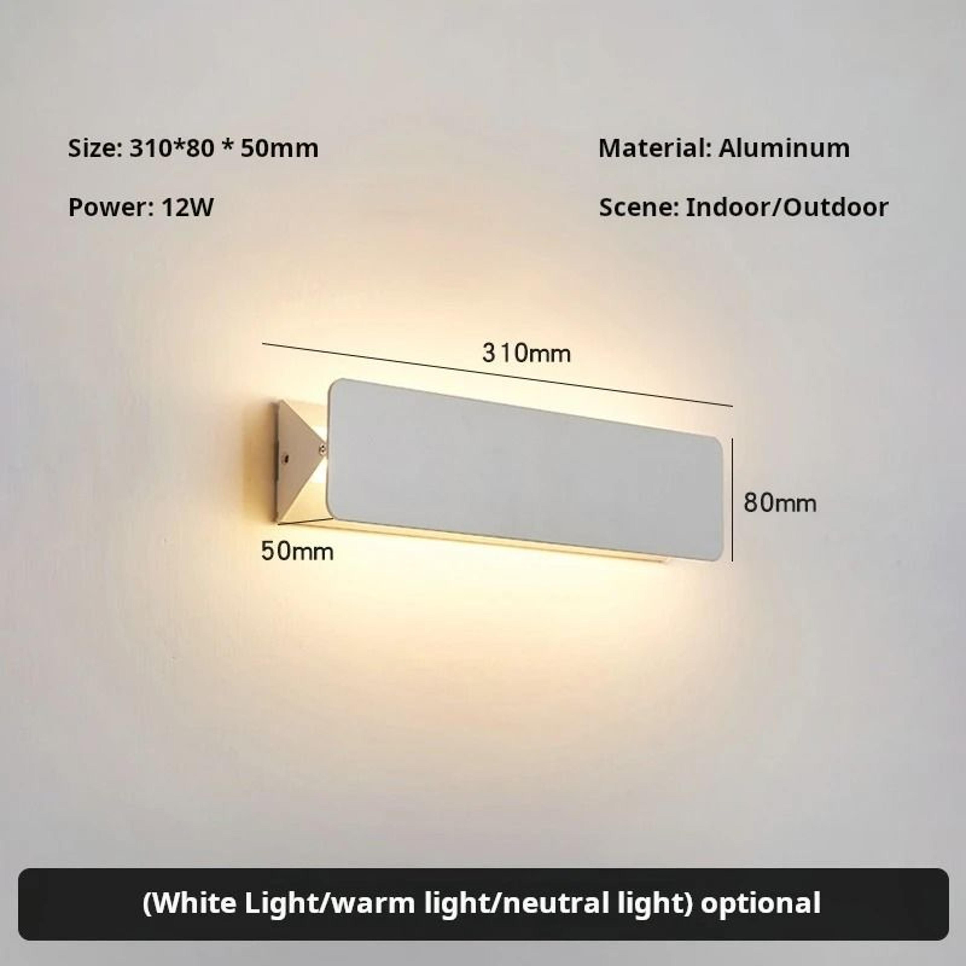 Indoor Adjustable Angle Aluminum LED Wall Sconce 9