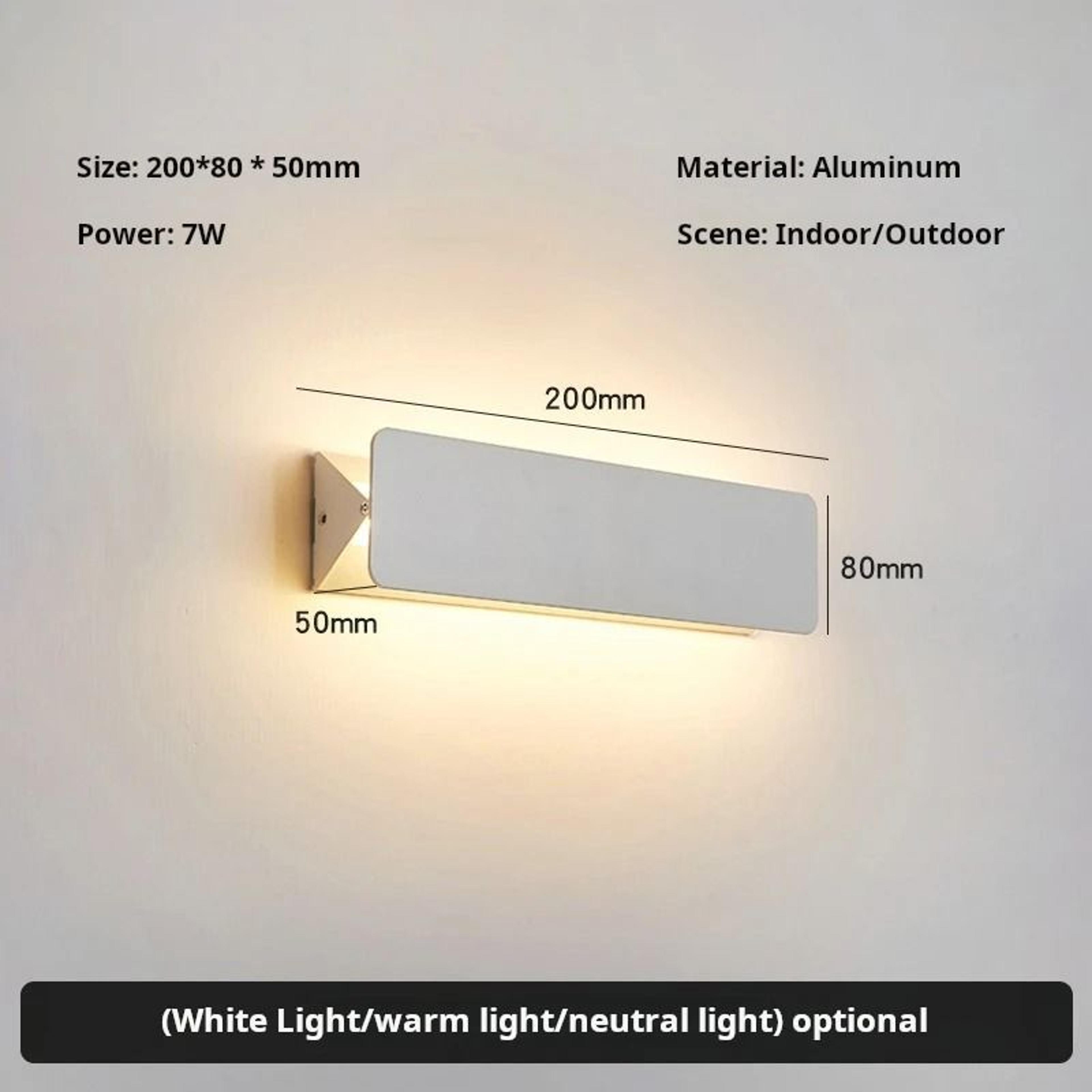 Indoor Adjustable Angle Aluminum LED Wall Sconce 8