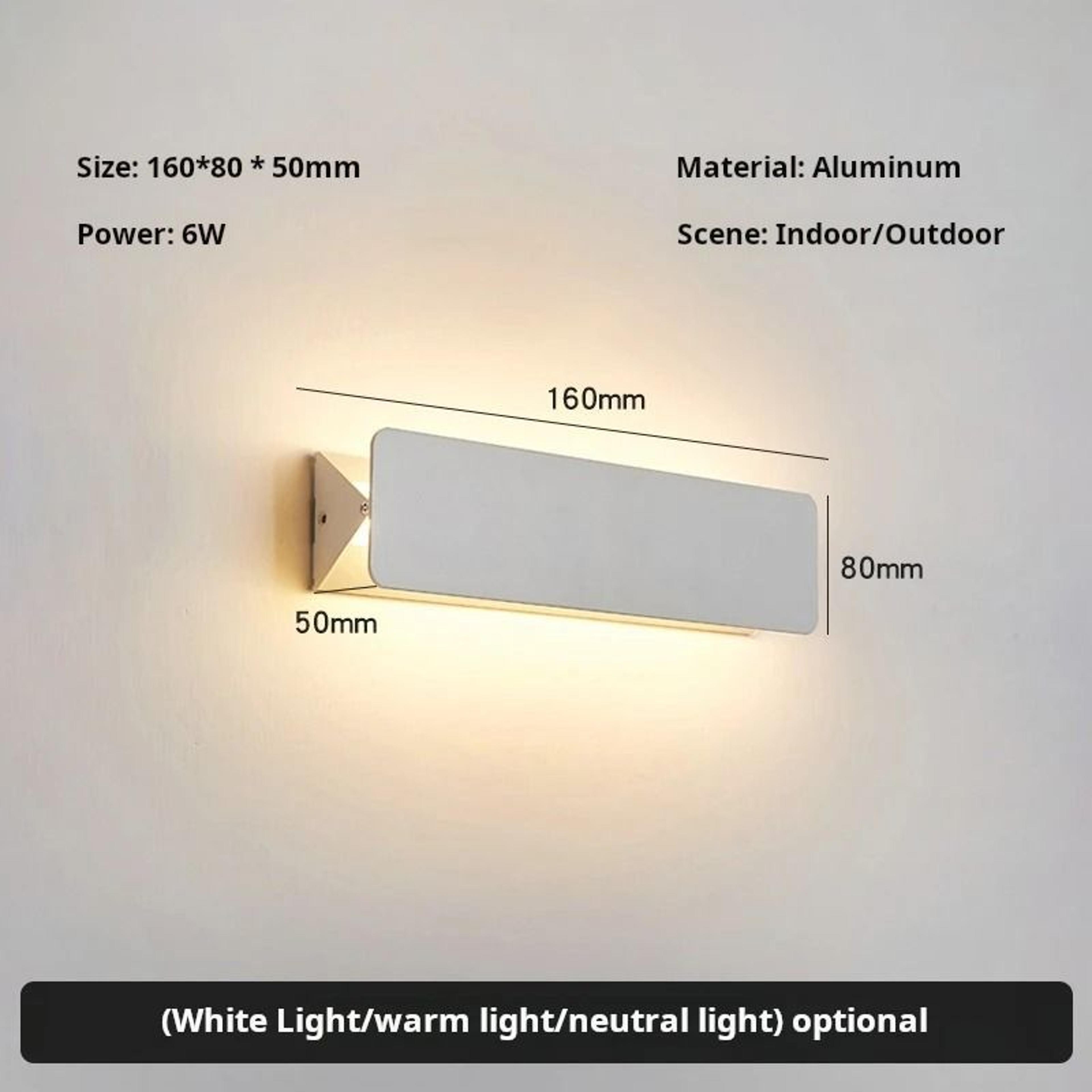 Indoor Adjustable Angle Aluminum LED Wall Sconce 7