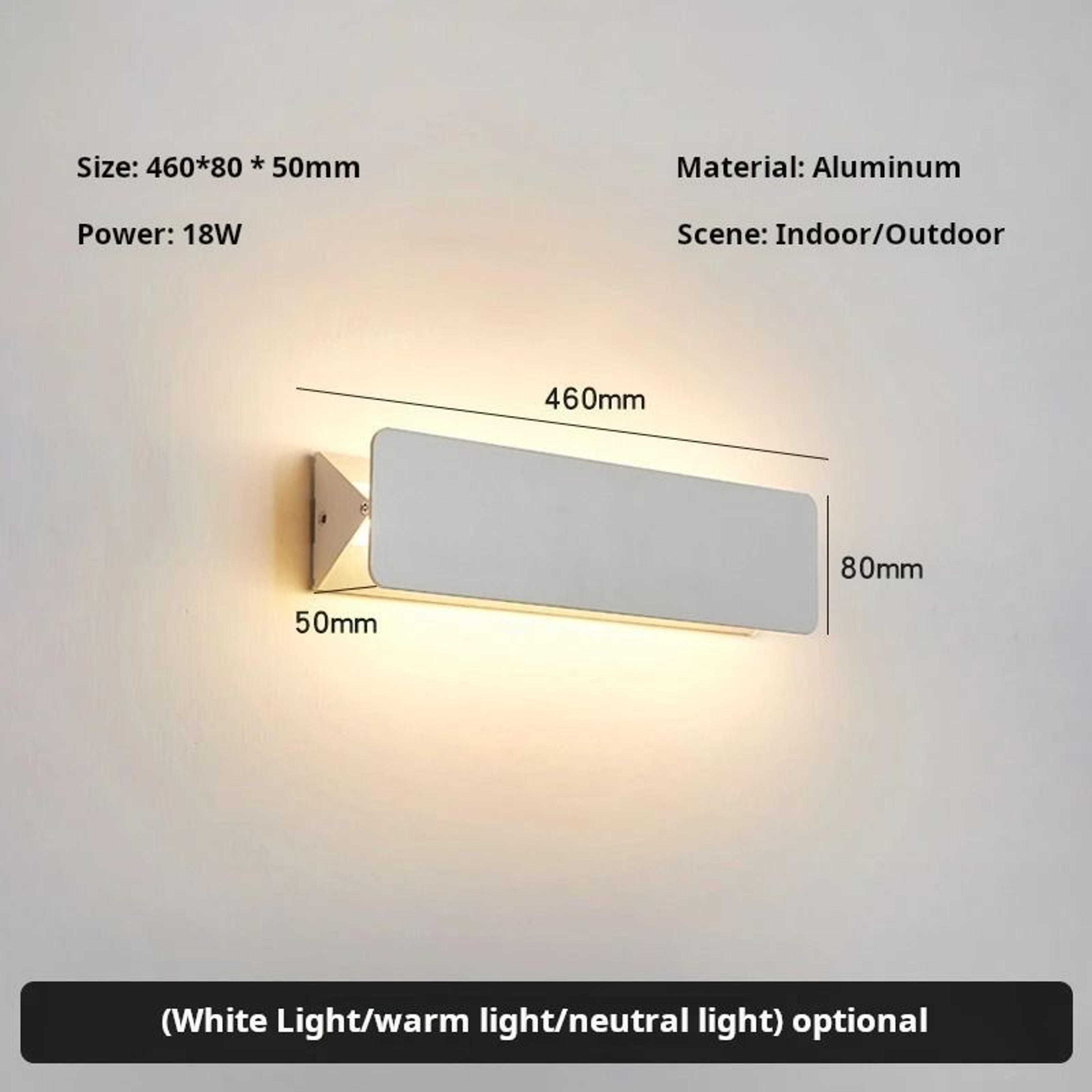 Indoor Adjustable Angle Aluminum LED Wall Sconce 10