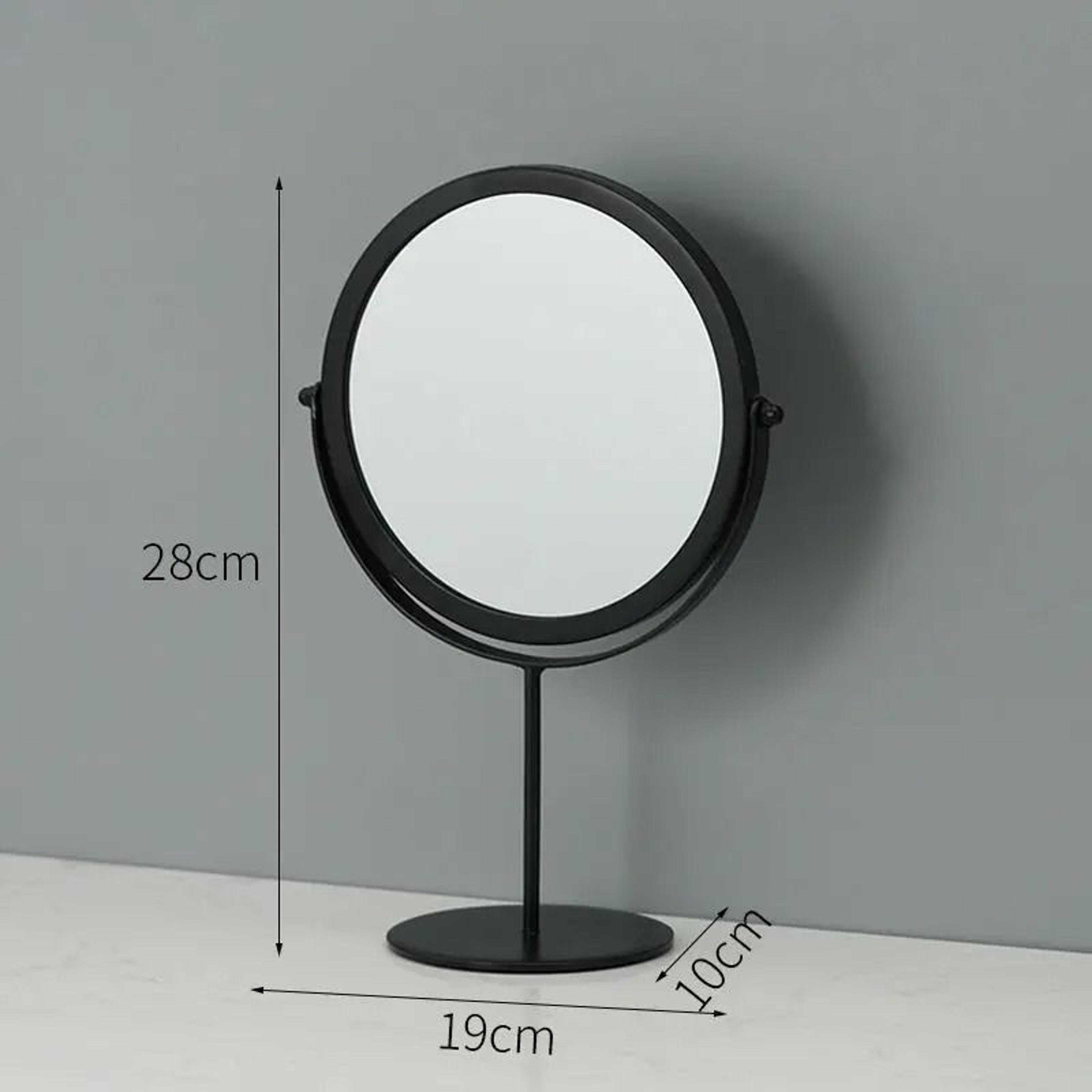 Nordic Iron Art Gold Round Desktop Vanity Mirror 4