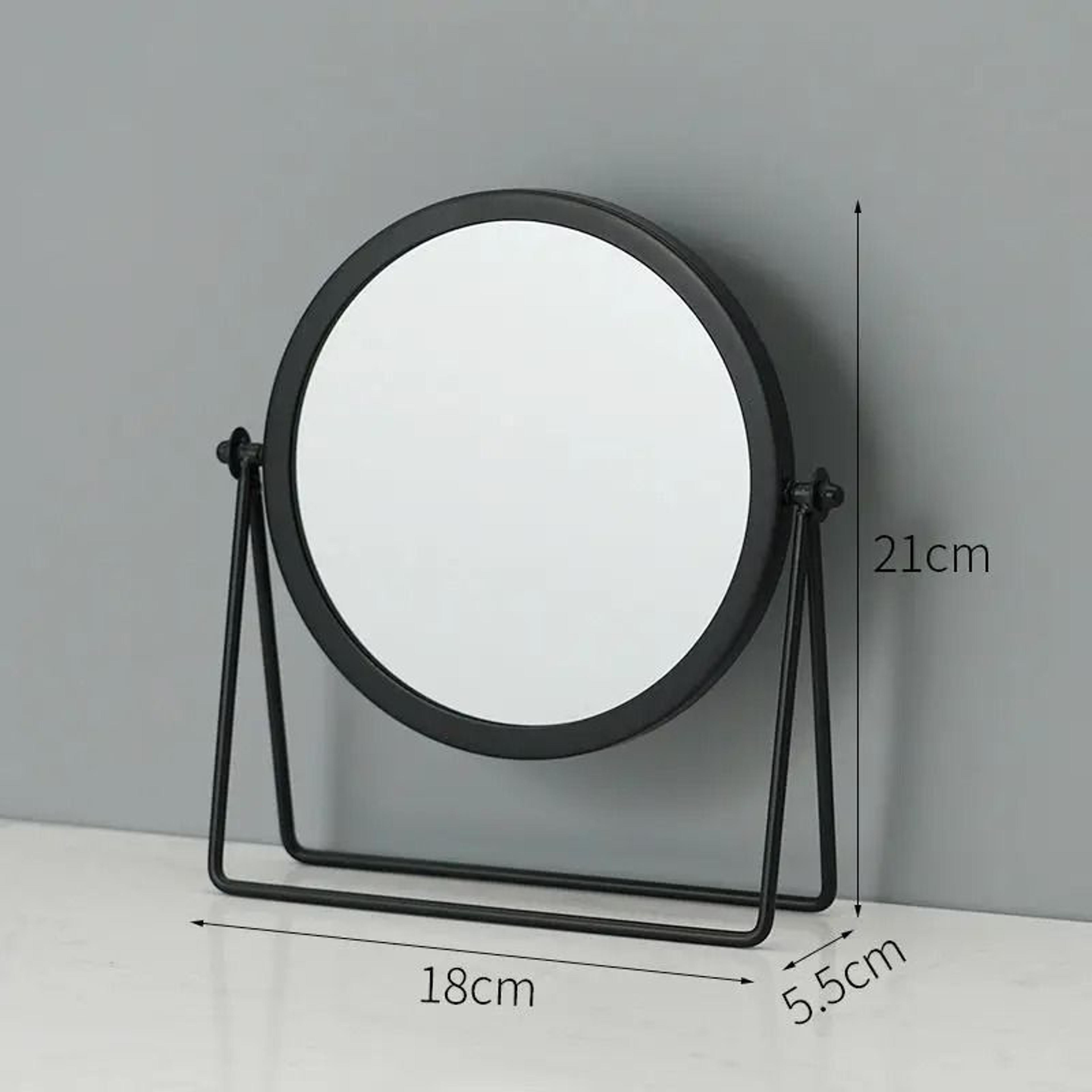 Nordic Iron Art Gold Round Desktop Vanity Mirror 2