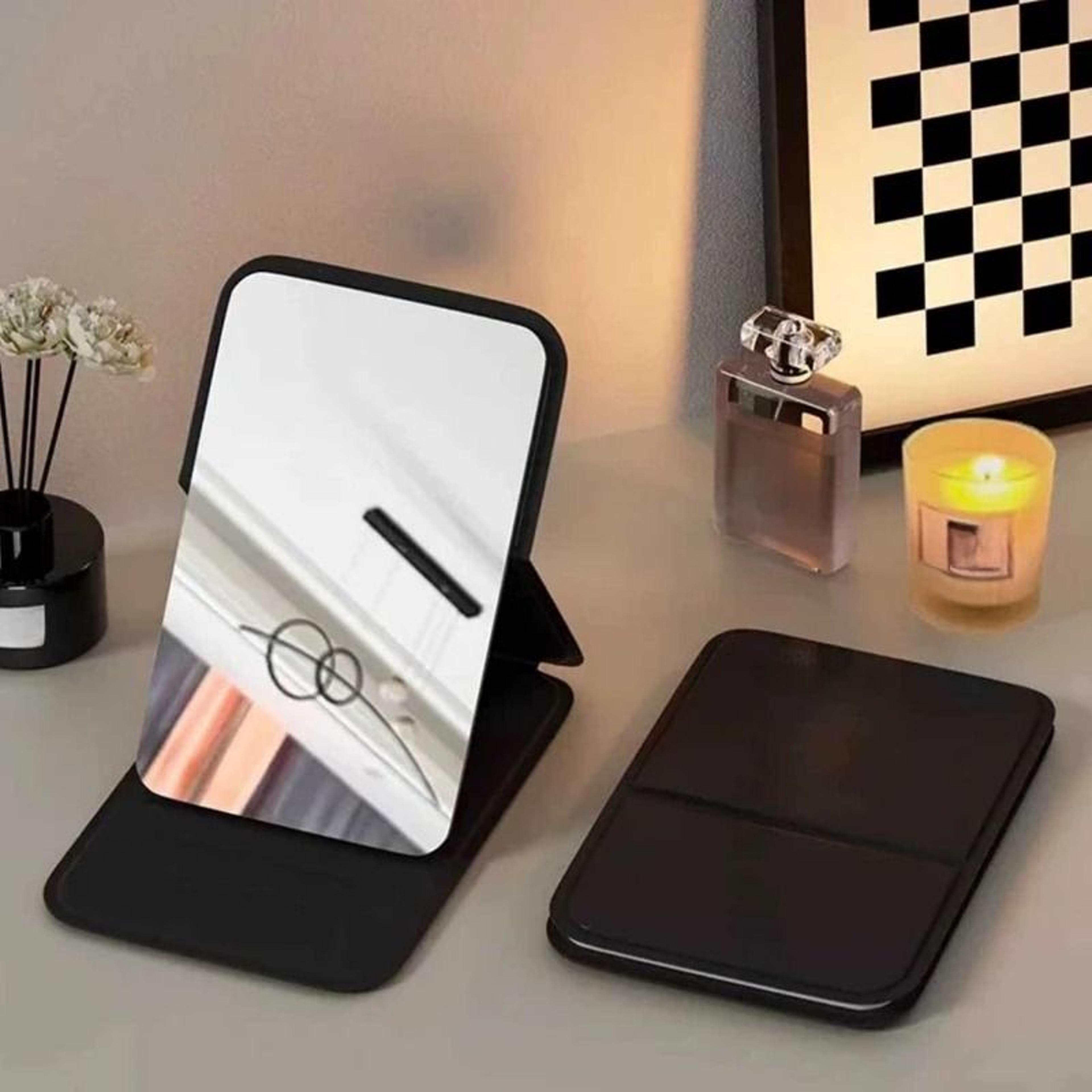 portable foldable travel makeup mirror
