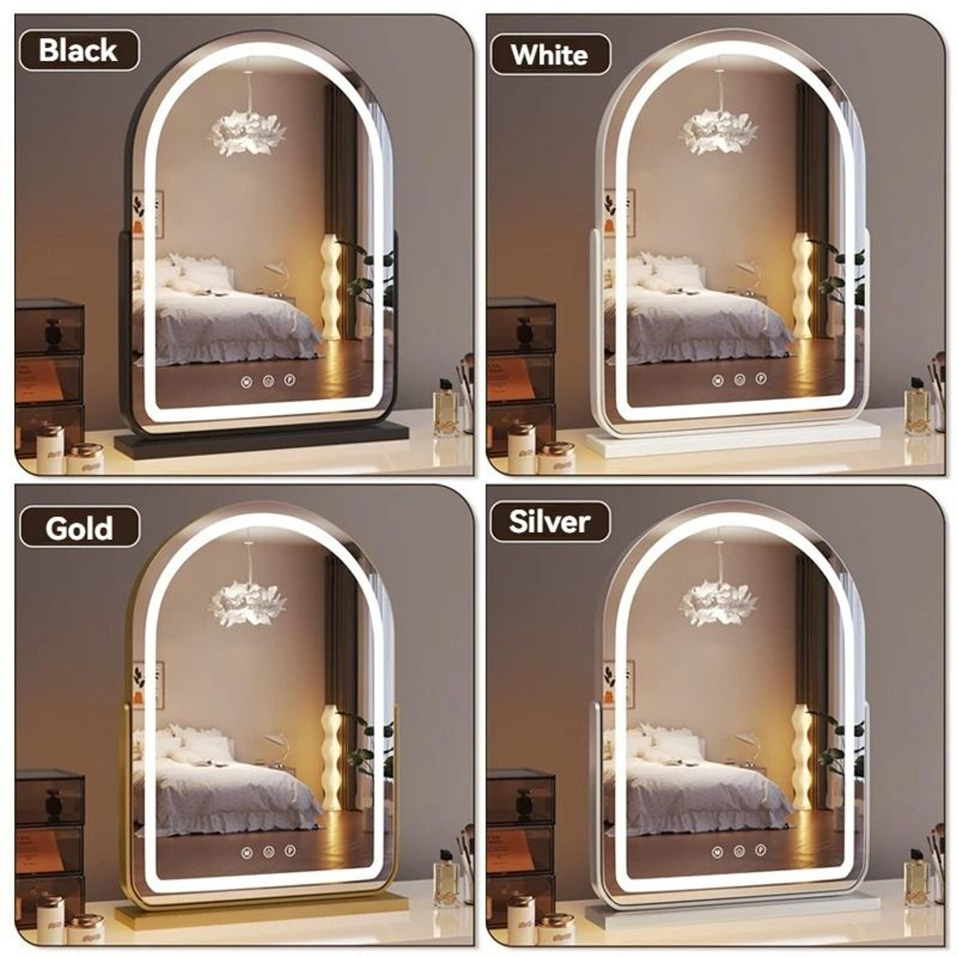 Large Desktop LED Beauty Makeup Mirror 1