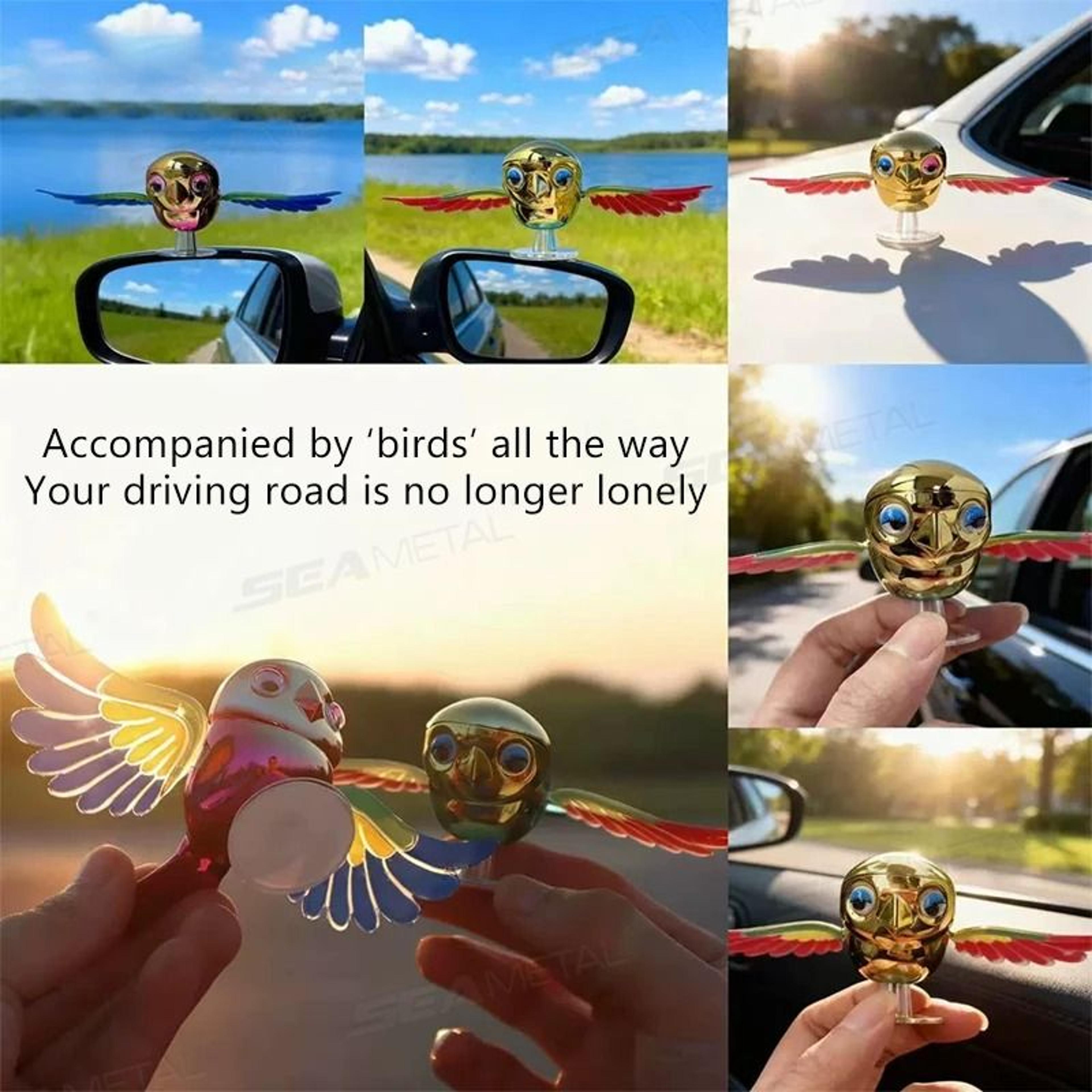 Kinetic WindPowered Flying Bird Vehicle Ornament 4