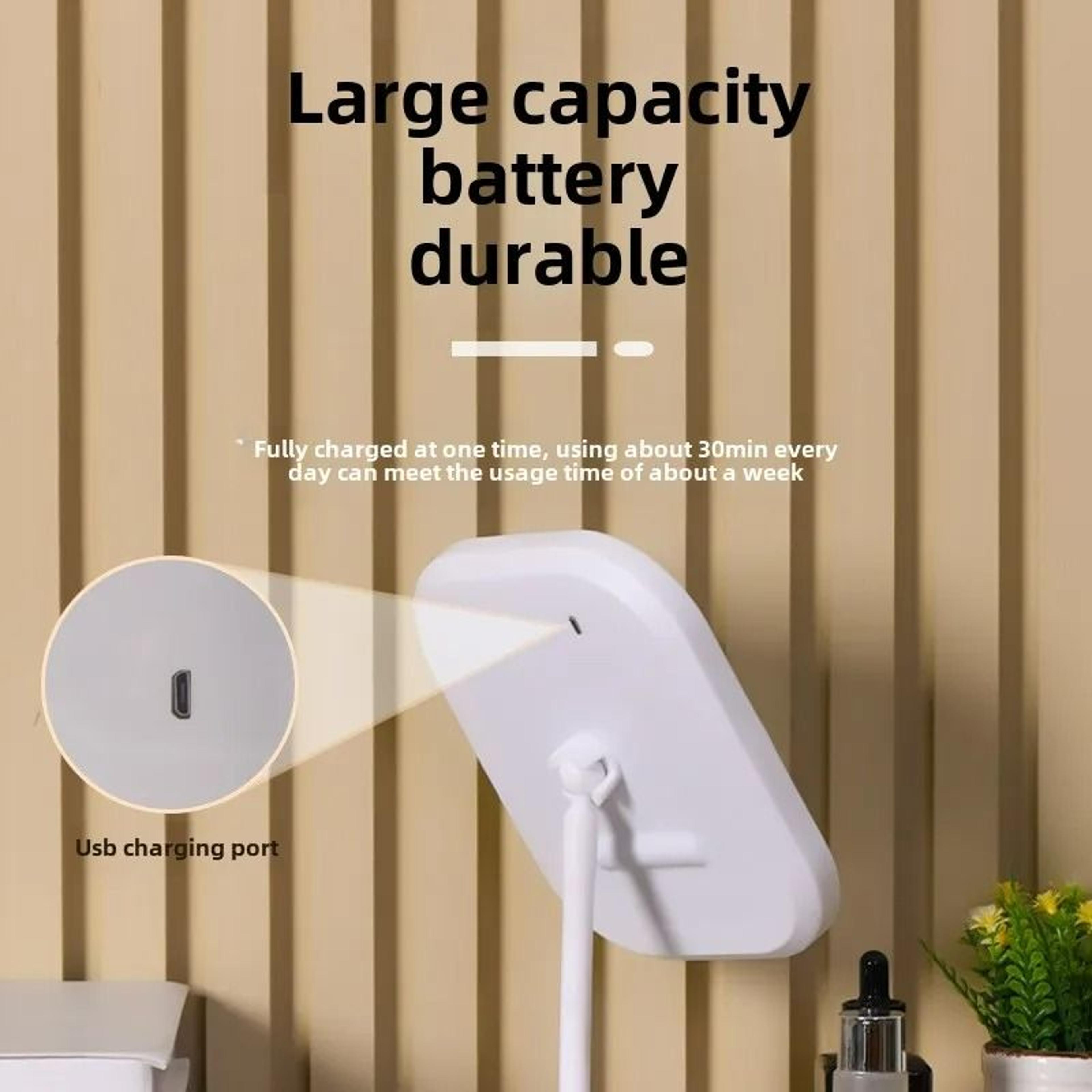 Intelligent 3Color LED Touch Desktop Vanity Mirror 3