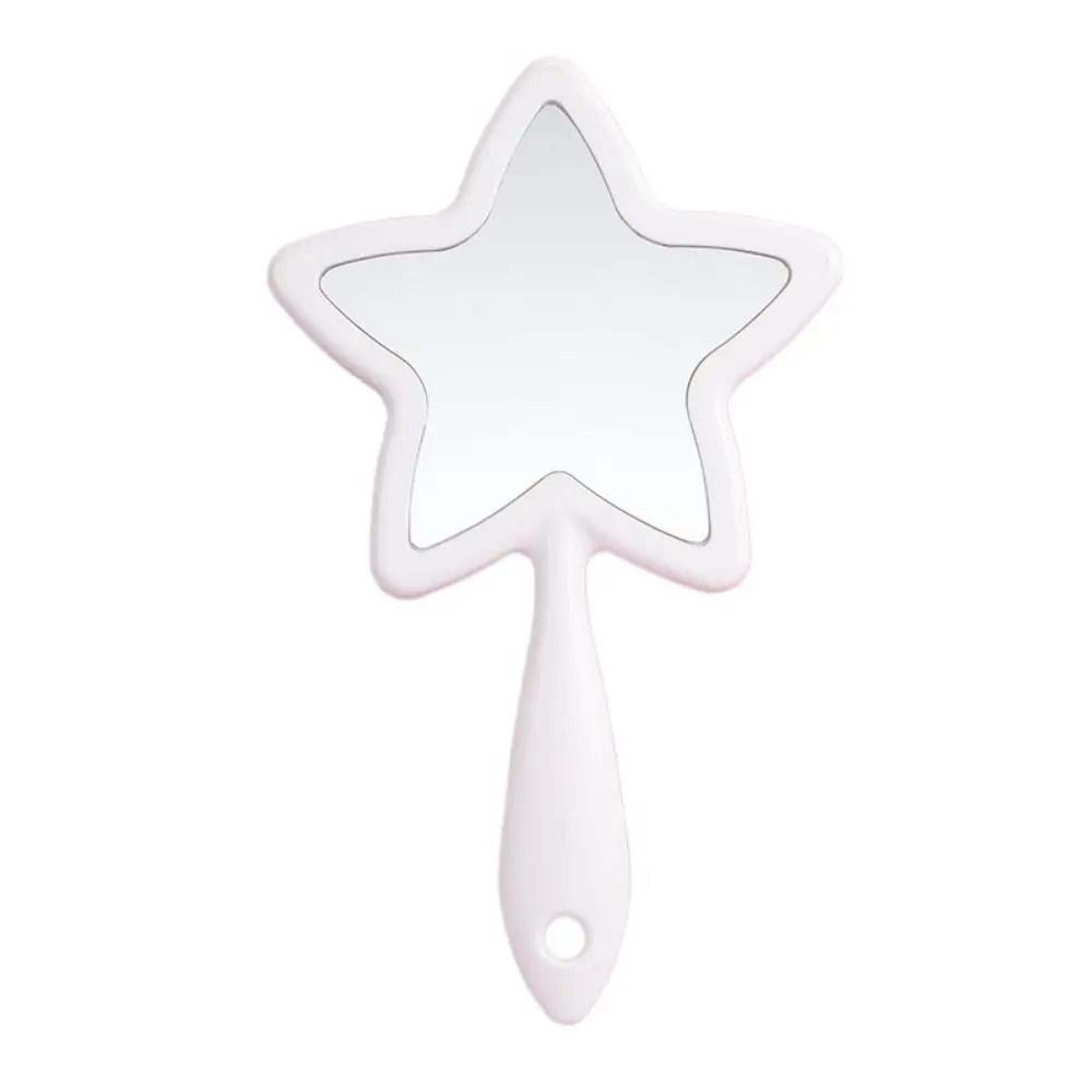 Creative Pentagram Handheld Makeup Mirror With Hanging Hole 8