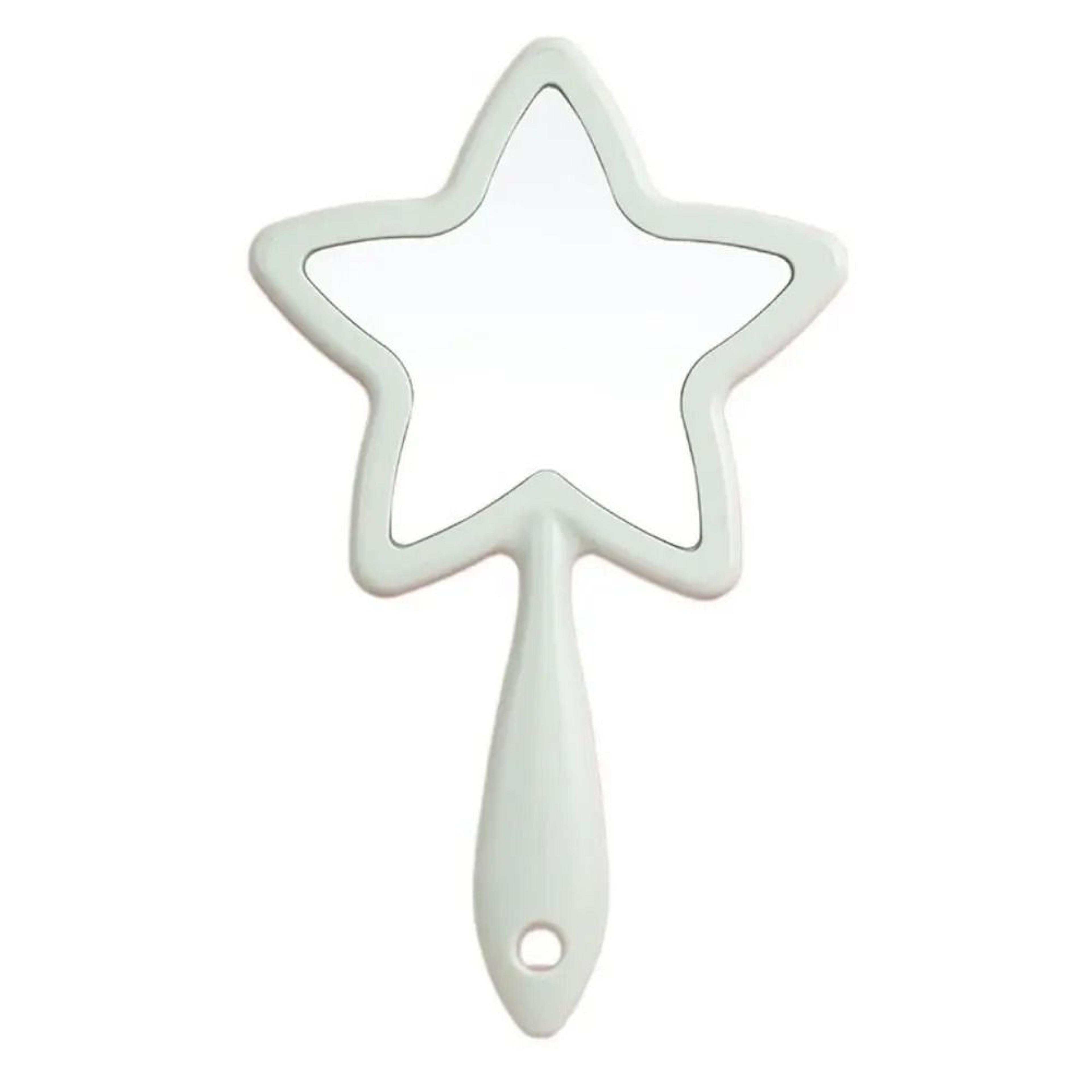 Creative Pentagram Handheld Makeup Mirror With Hanging Hole 6