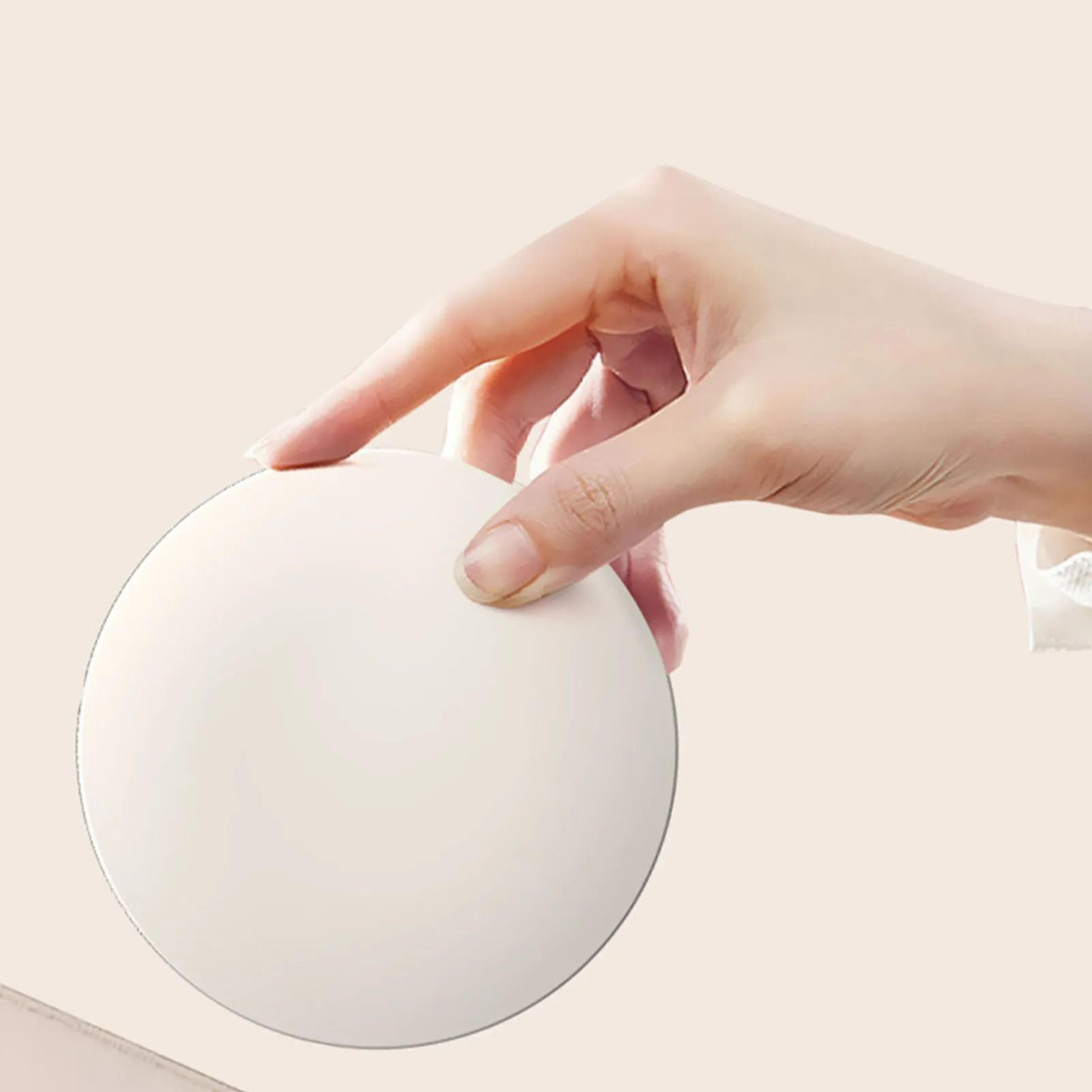 UV Sunscreen Testing Pocket Mirror With LED Light  2X Magnification 5