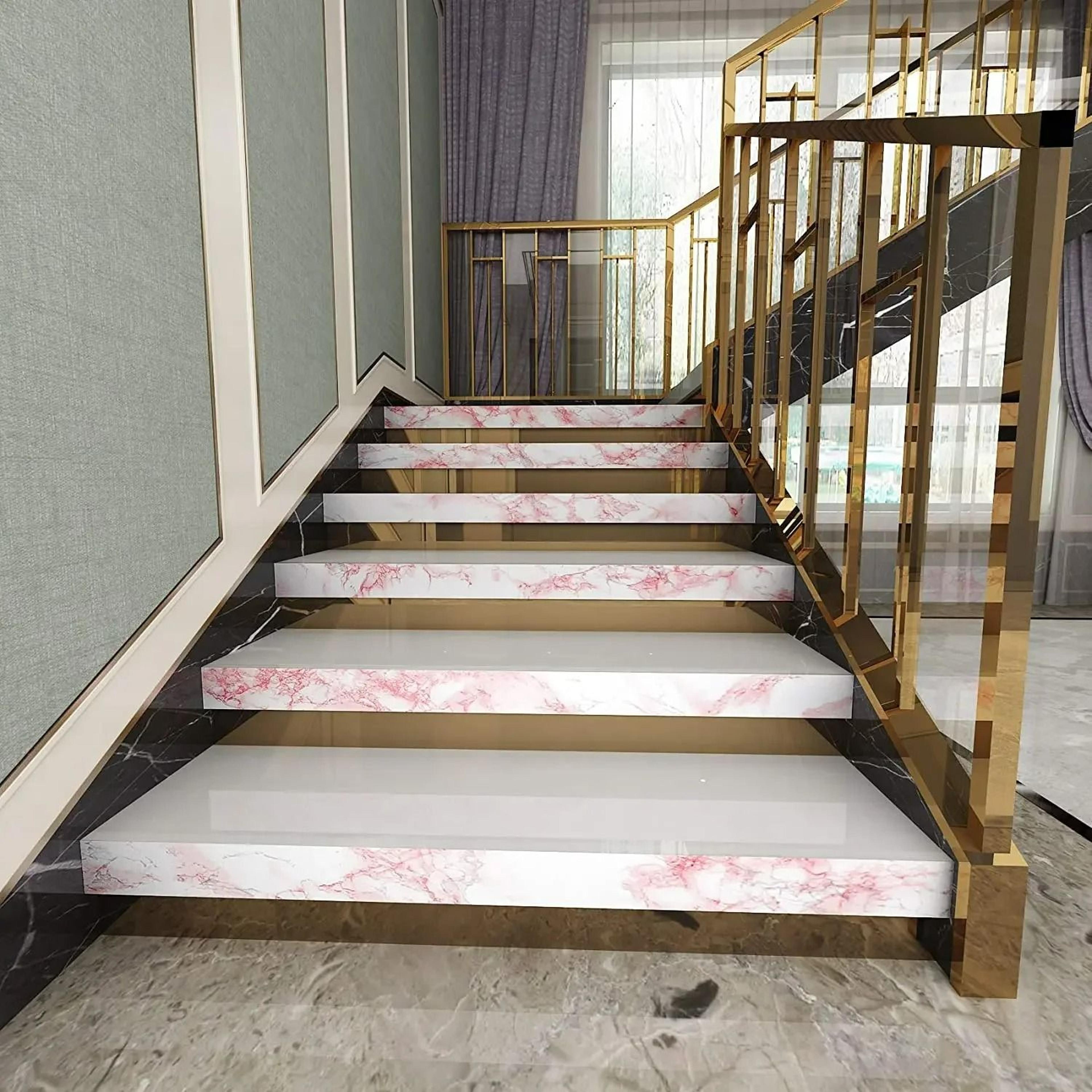 Vinyl Pink Marble Peel And Stick SelfAdhesive Wallpaper 3