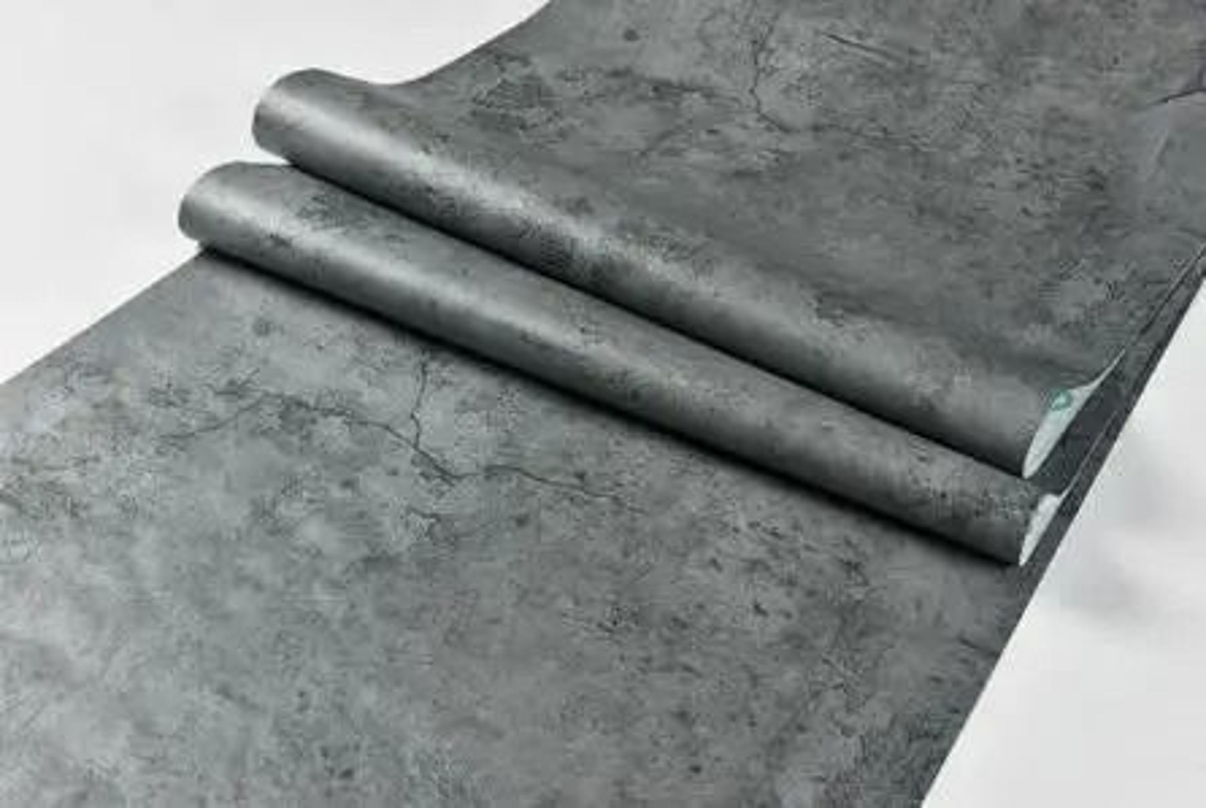 PVC Retro Cement Grey Waterproof SelfAdhesive Wallpaper 7
