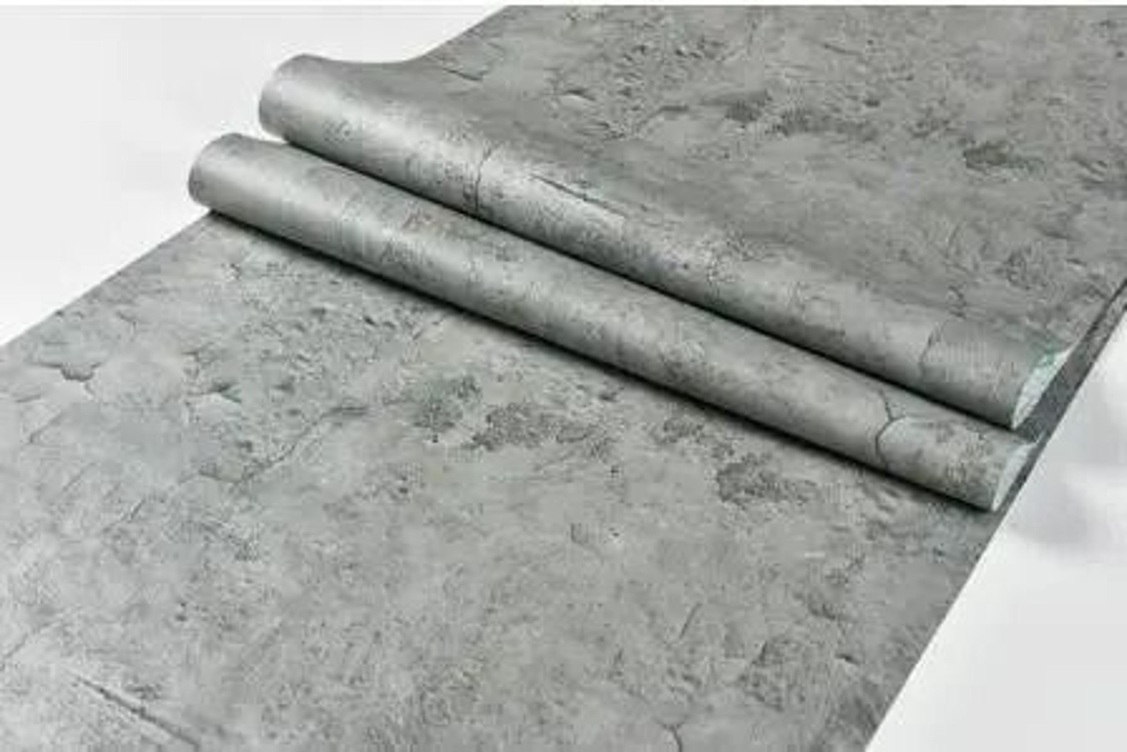 PVC Retro Cement Grey Waterproof SelfAdhesive Wallpaper 8