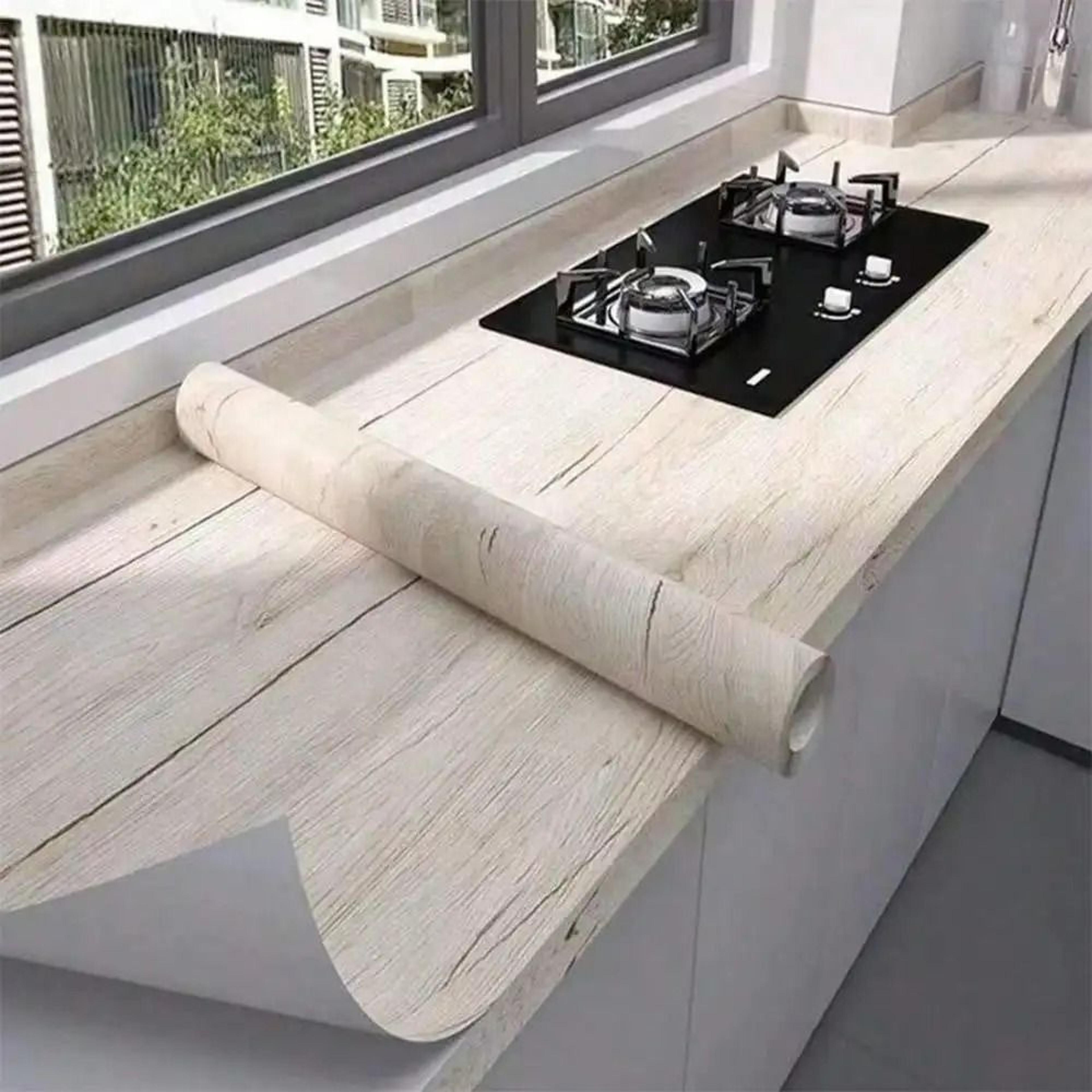 PVC Waterproof Wood Grain SelfAdhesive Decorative Vinyl Film 10