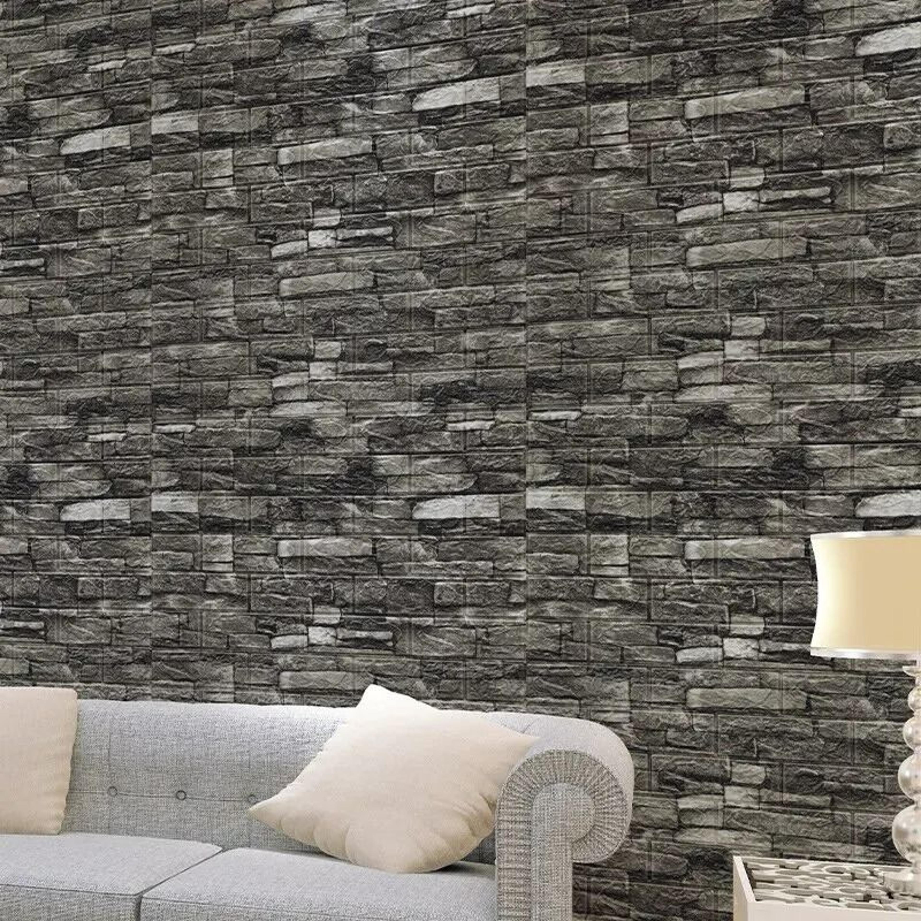 Retro Style Decorative Waterproof  MoistureProof Wallpaper Roll 2