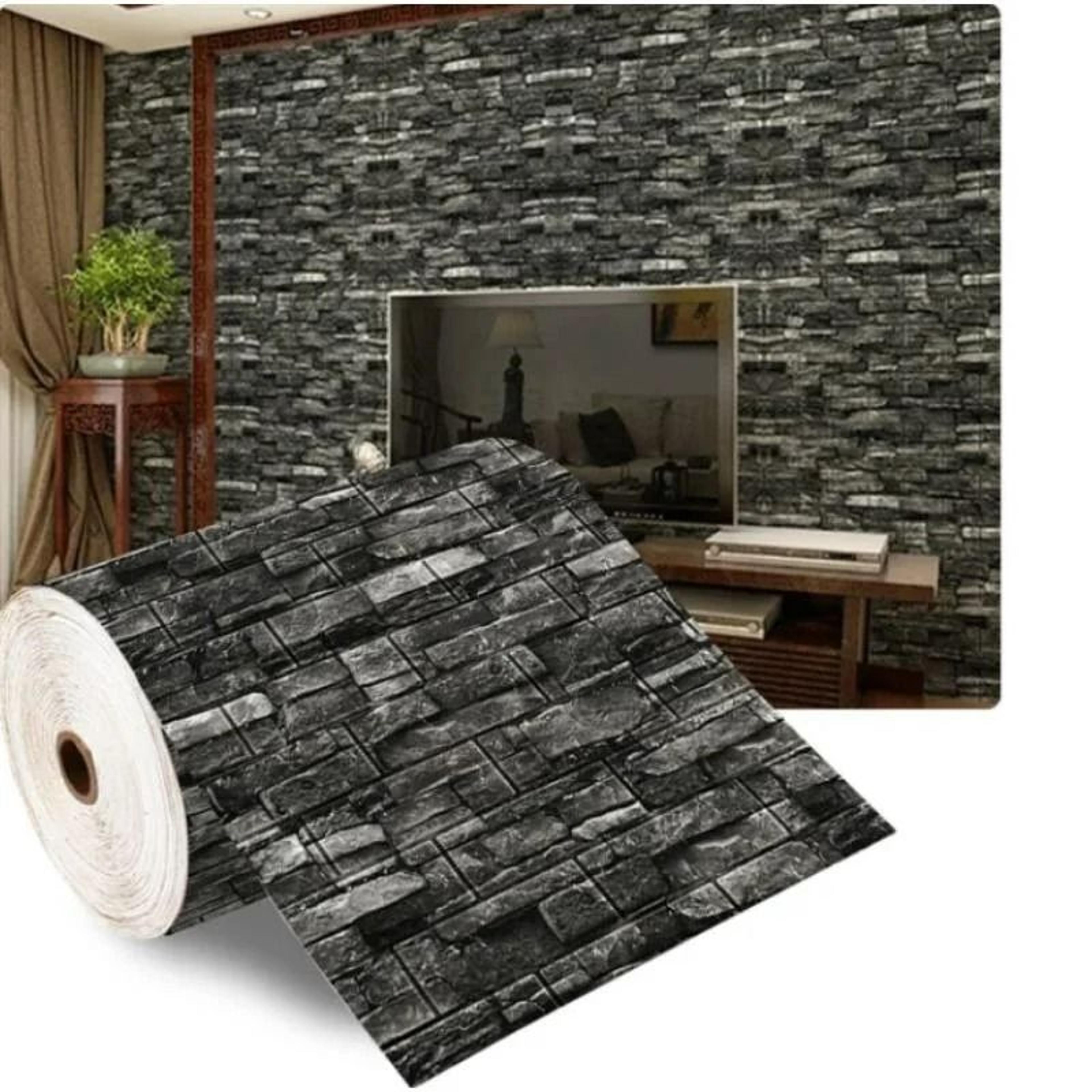Retro Style Decorative Waterproof  MoistureProof Wallpaper Roll 7