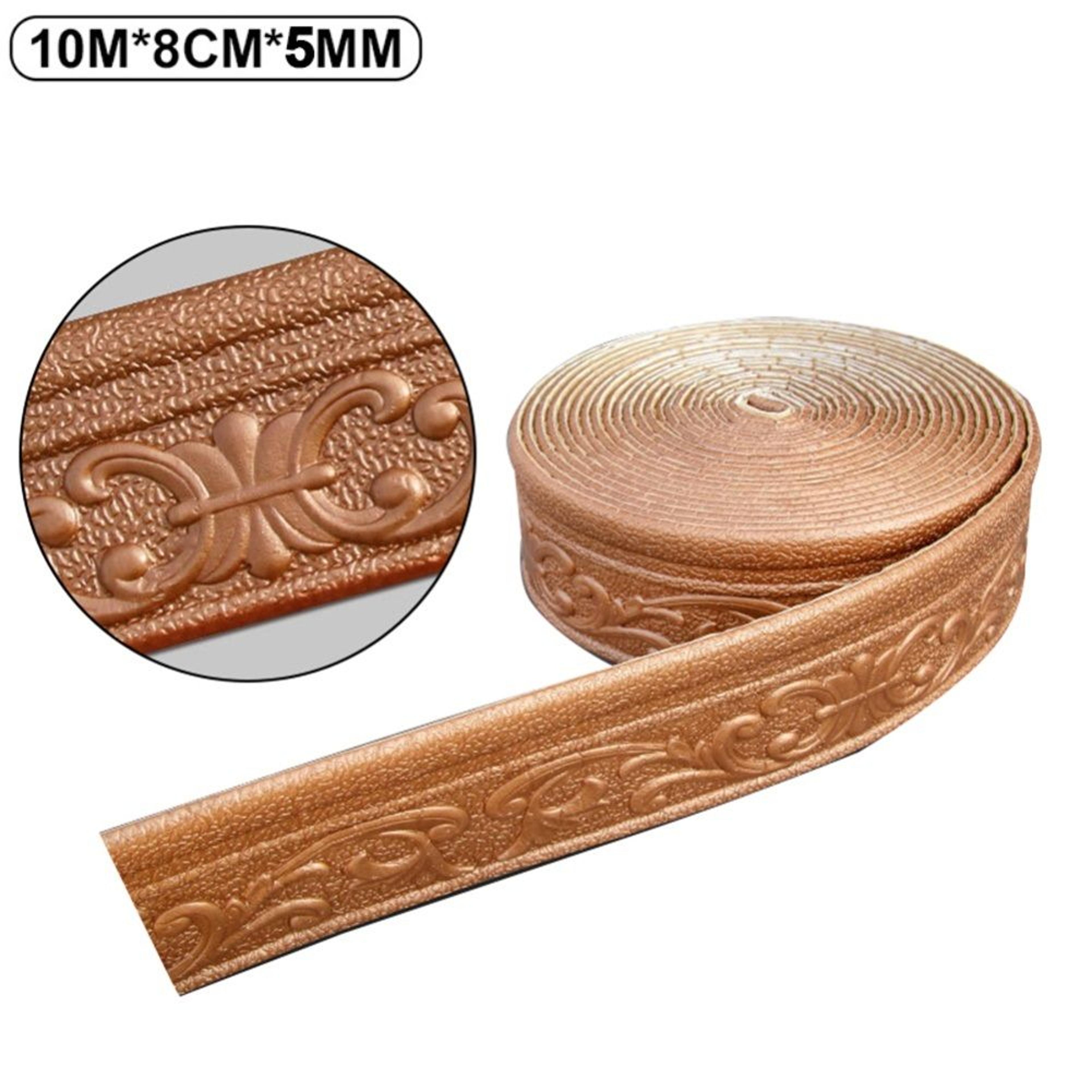 3D Sculpted Waterproof SelfAdhesive Baseboard Wall Trim Border 2