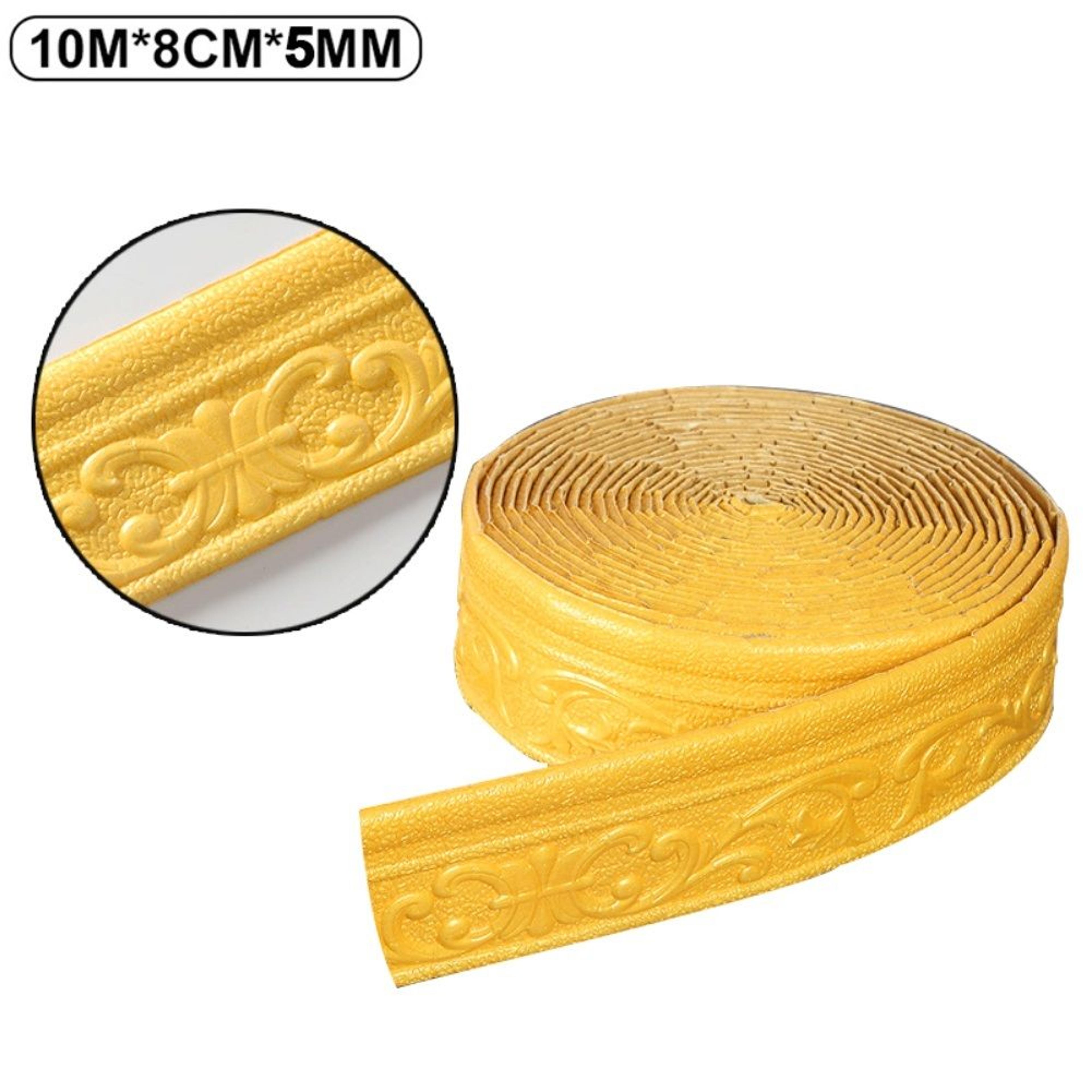 3D Sculpted Waterproof SelfAdhesive Baseboard Wall Trim Border 9