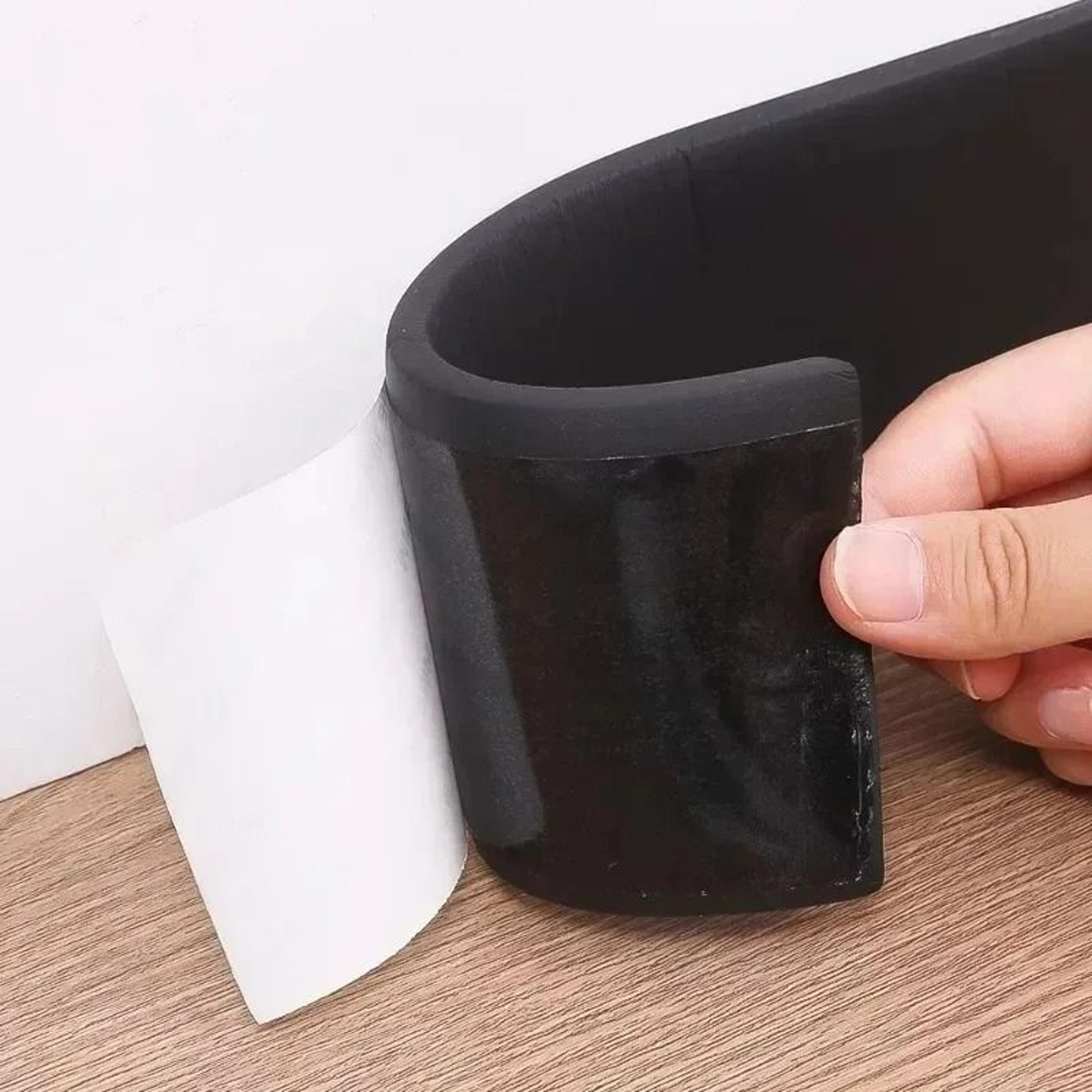 Thickened 3D SelfAdhesive Waterproof Baseboard Wall Trim Strip 2
