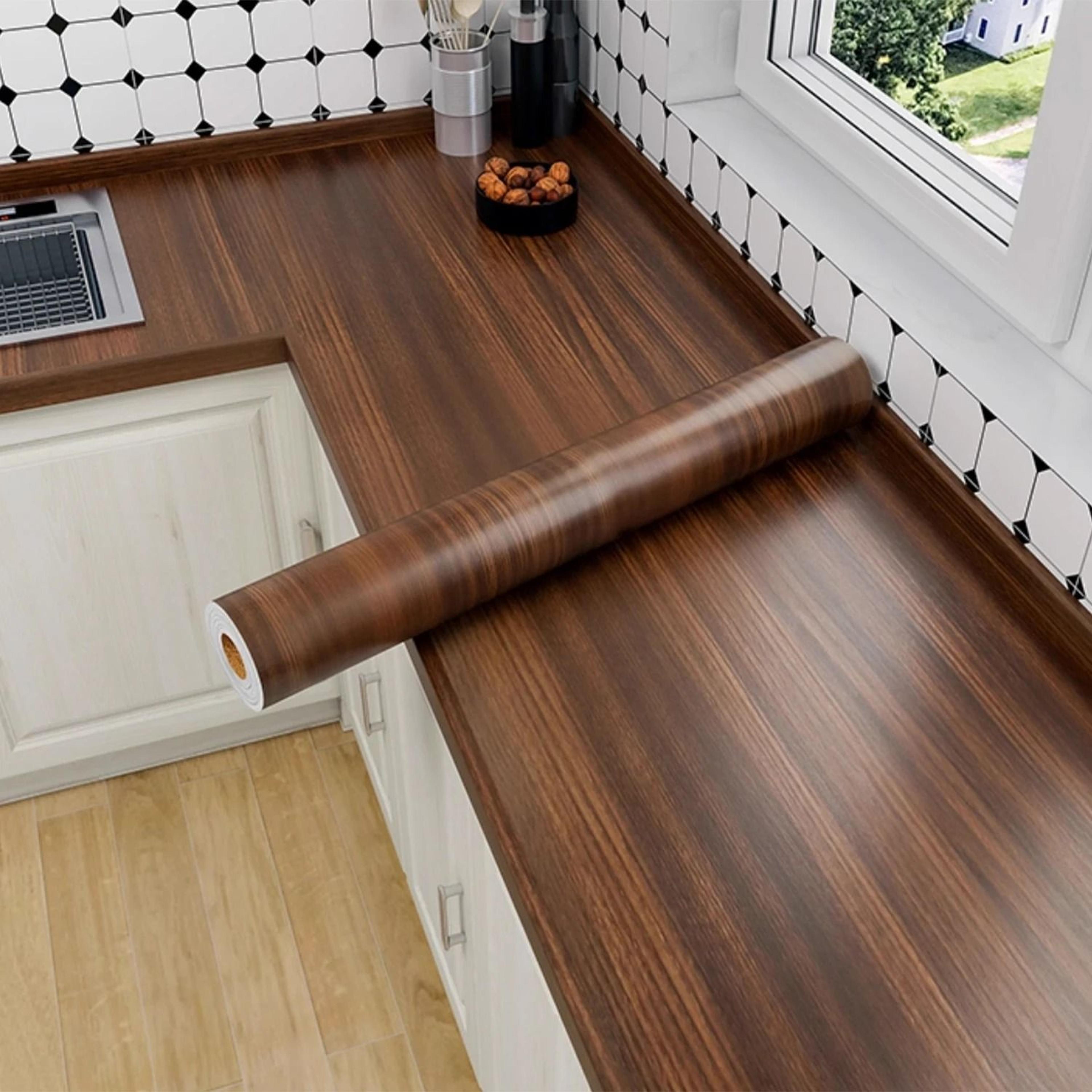 waterproof wood grain self-adhesive furniture renovation film