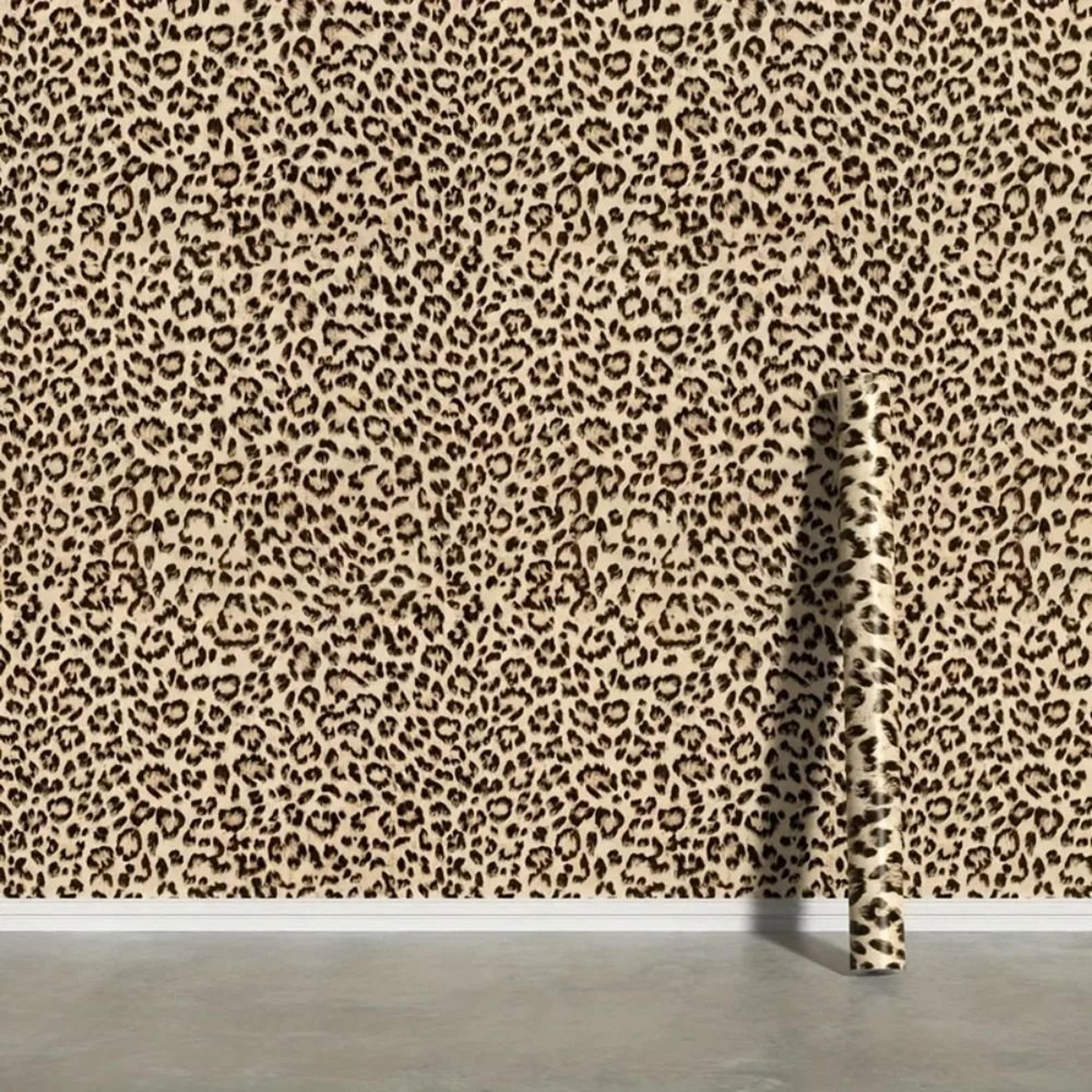 fashion leopard pattern self-adhesive vinyl wall & furniture film
