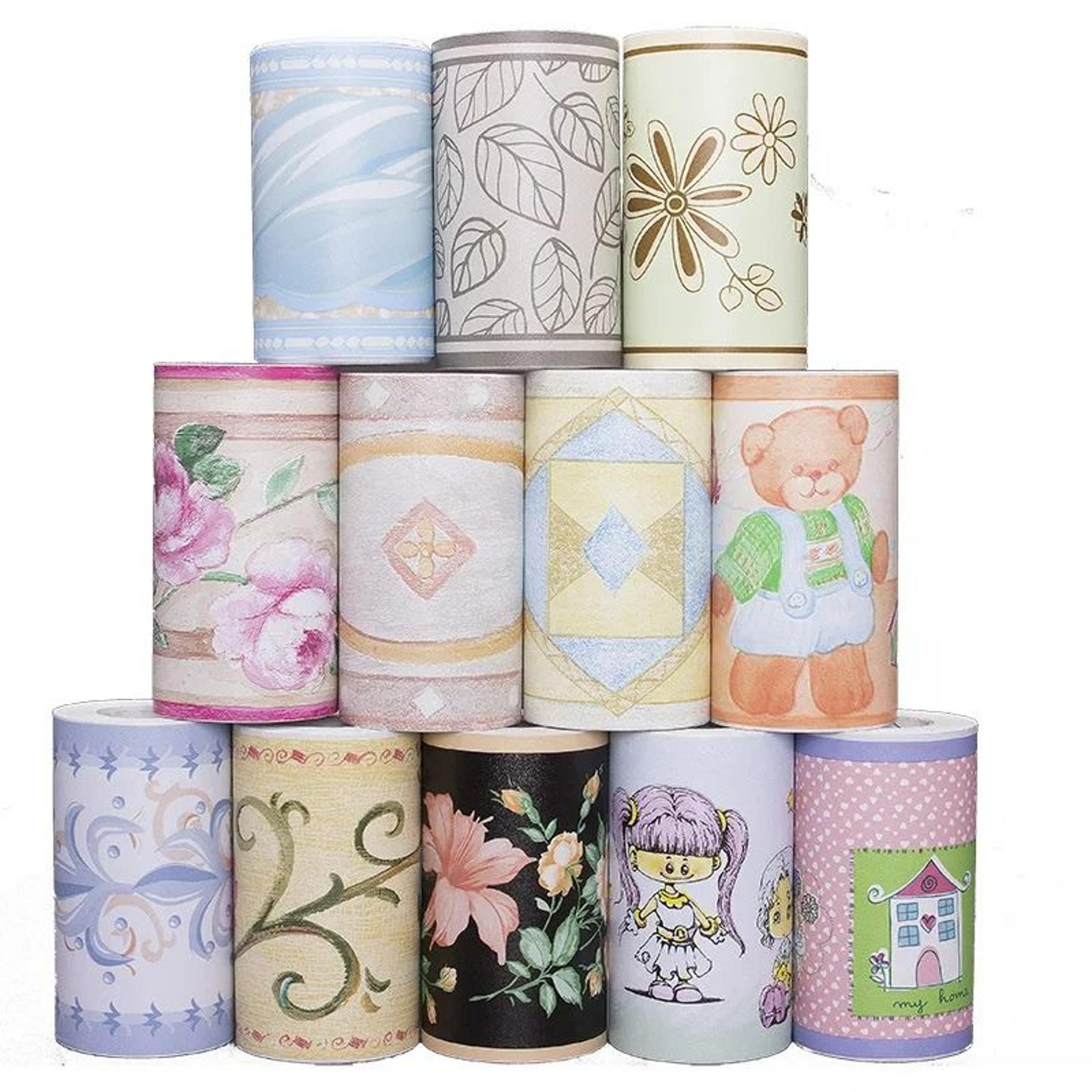 self-adhesive decorative pattern wall border & waistline roll