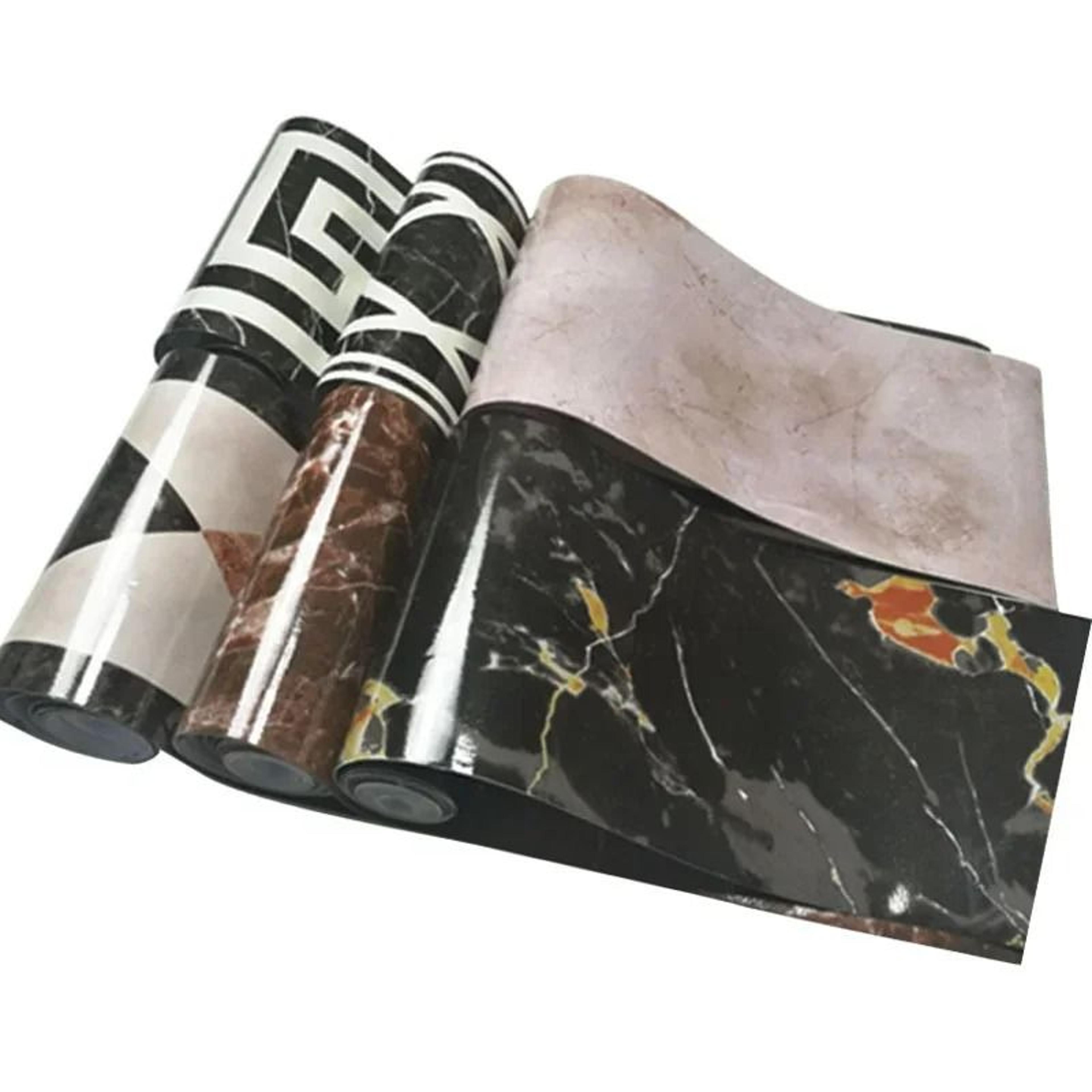 waterproof marble self-adhesive wall corner & skirting border roll