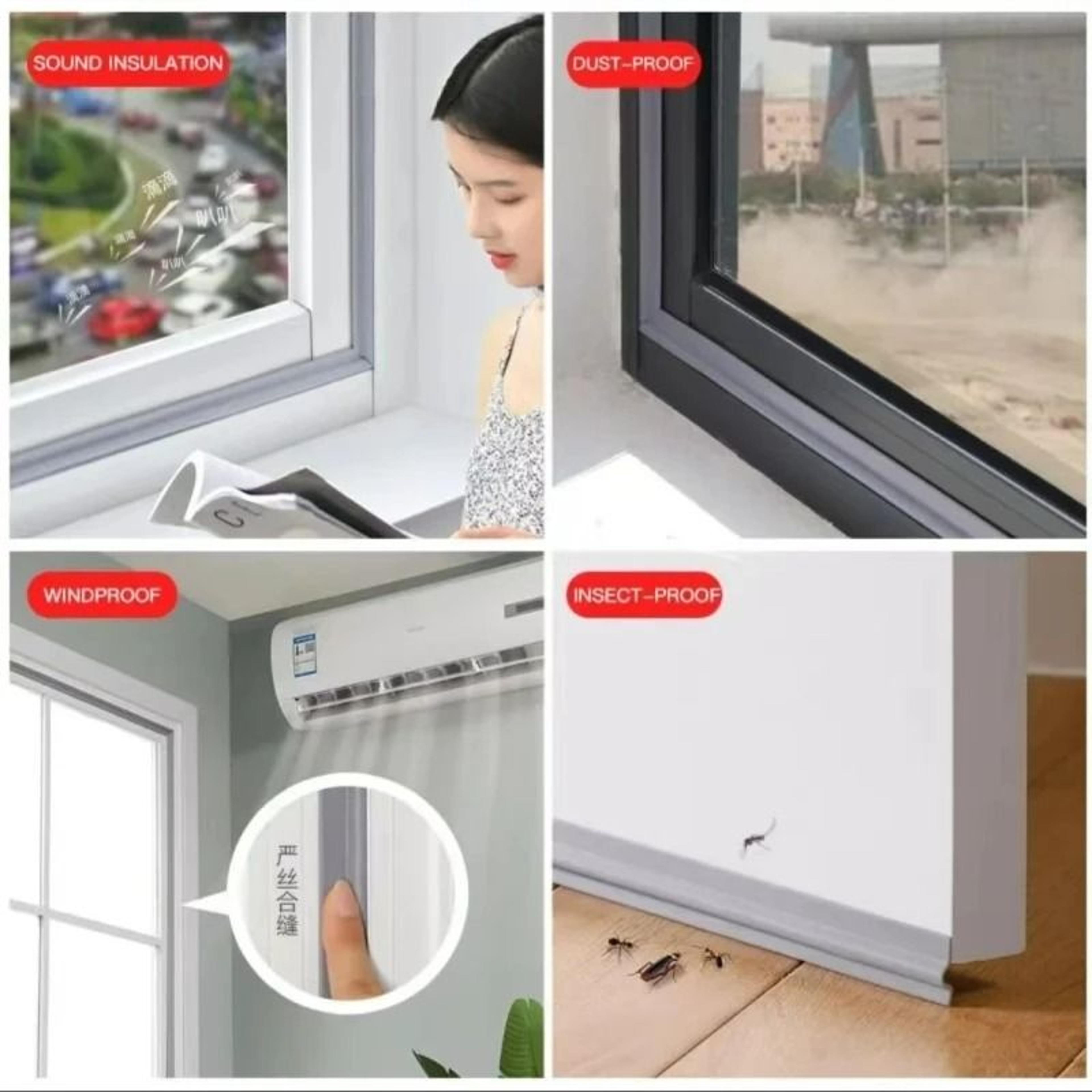 SelfAdhesive Sliding Window Windproof  Soundproof Sealing Strip 5