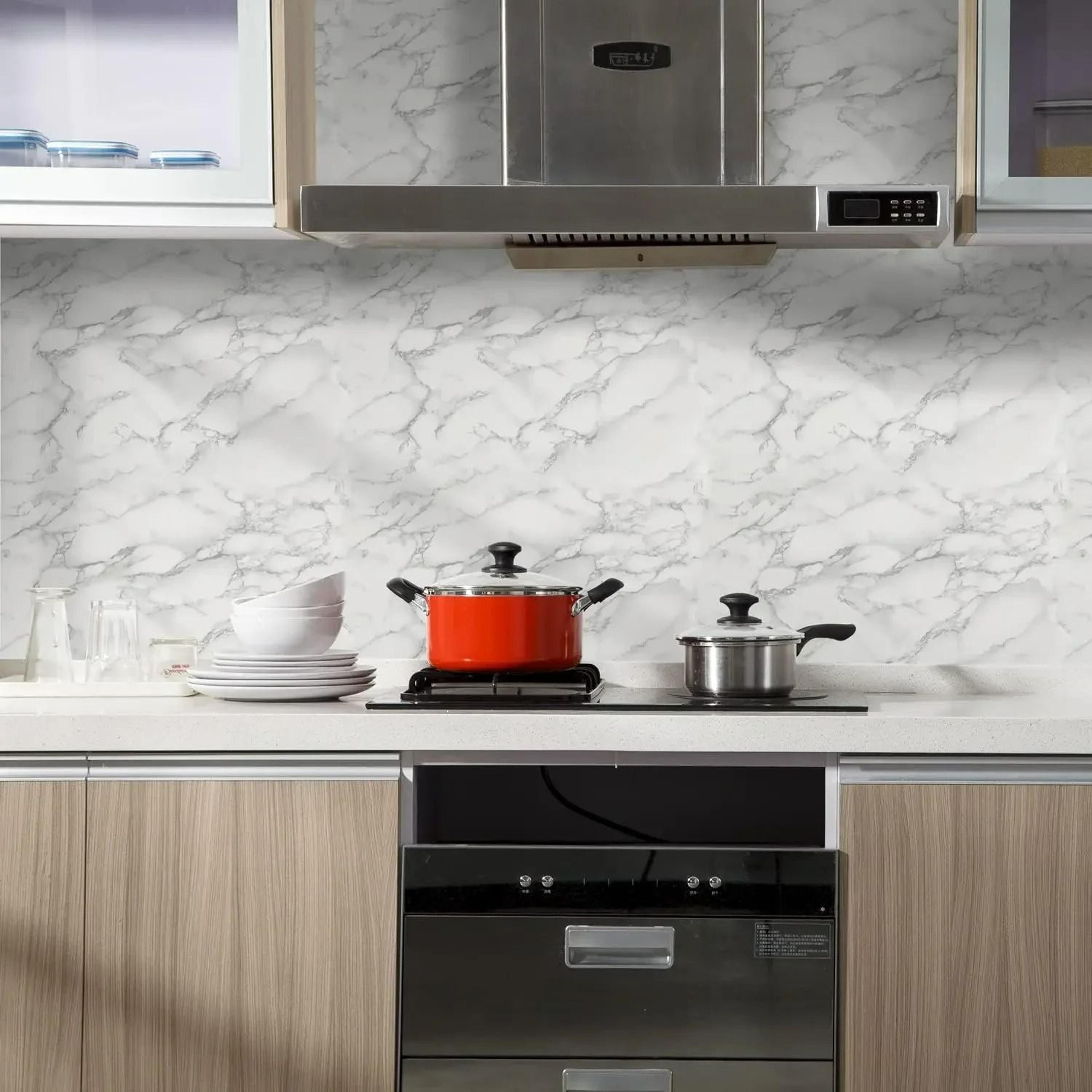 Marble SelfAdhesive PET Foil Wallpaper  Cabinet Film 3