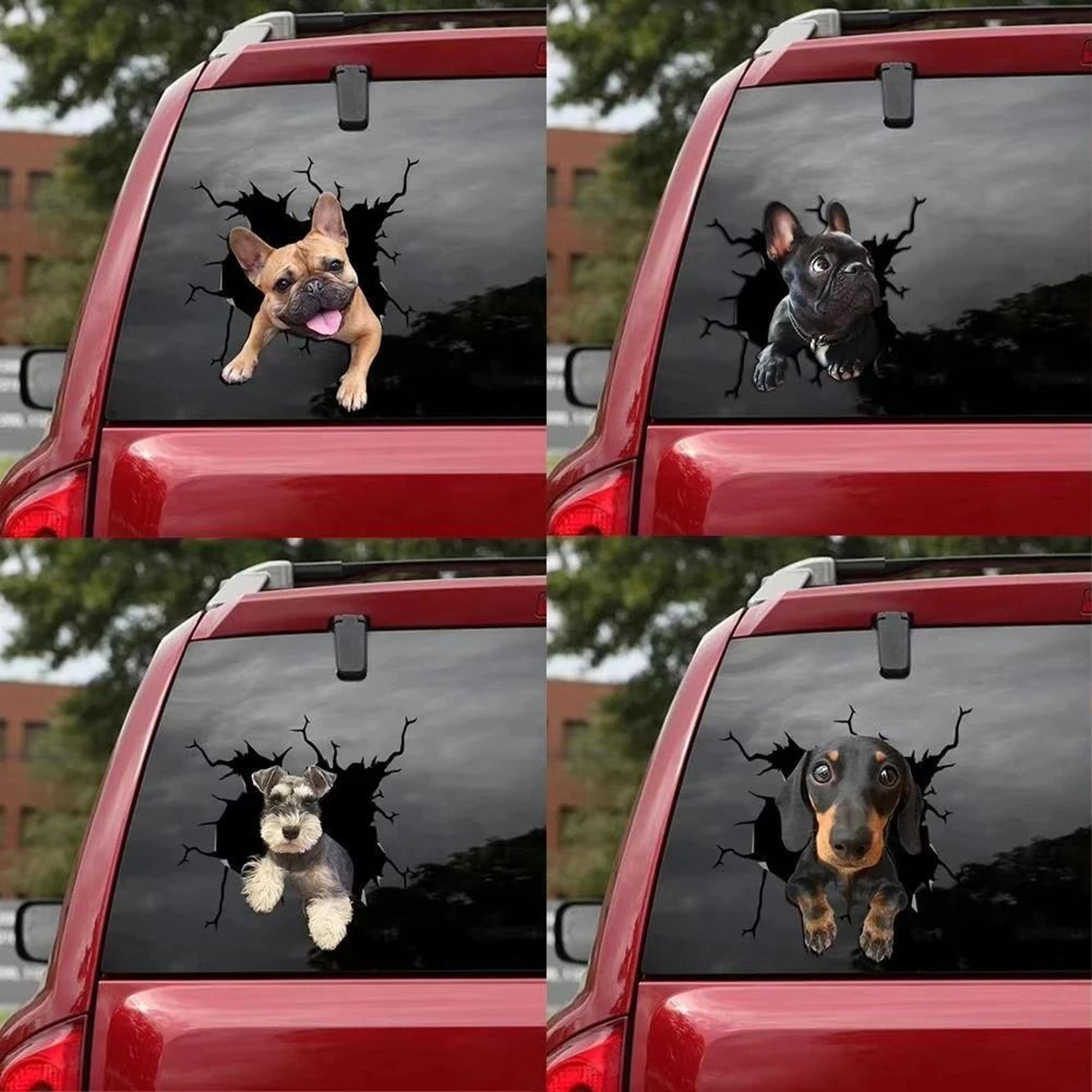 3D Cartoon Chicken Vinyl Decal  Car Window Sticker 1