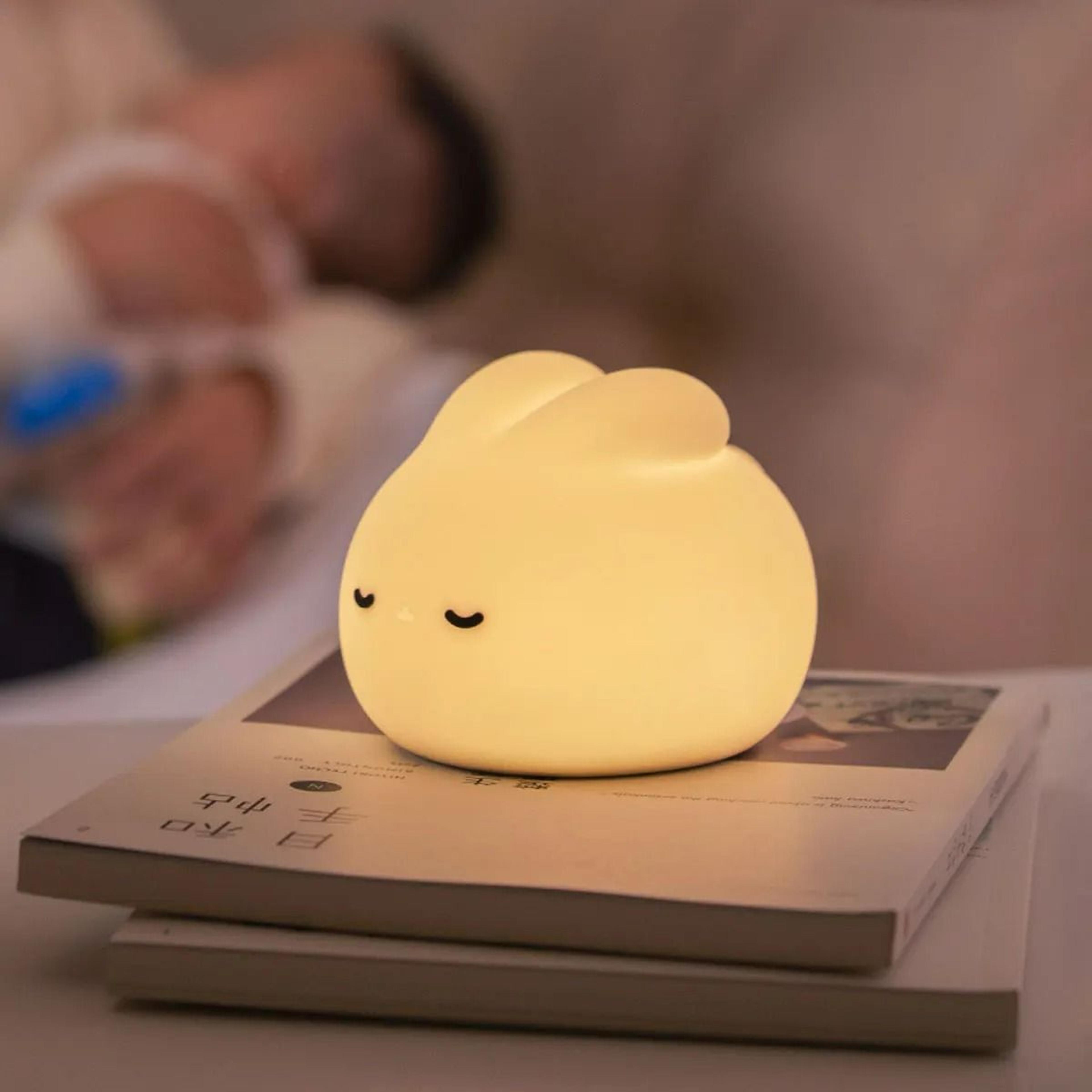 Cute Silicone Bunny Rechargeable LED Night Light 4