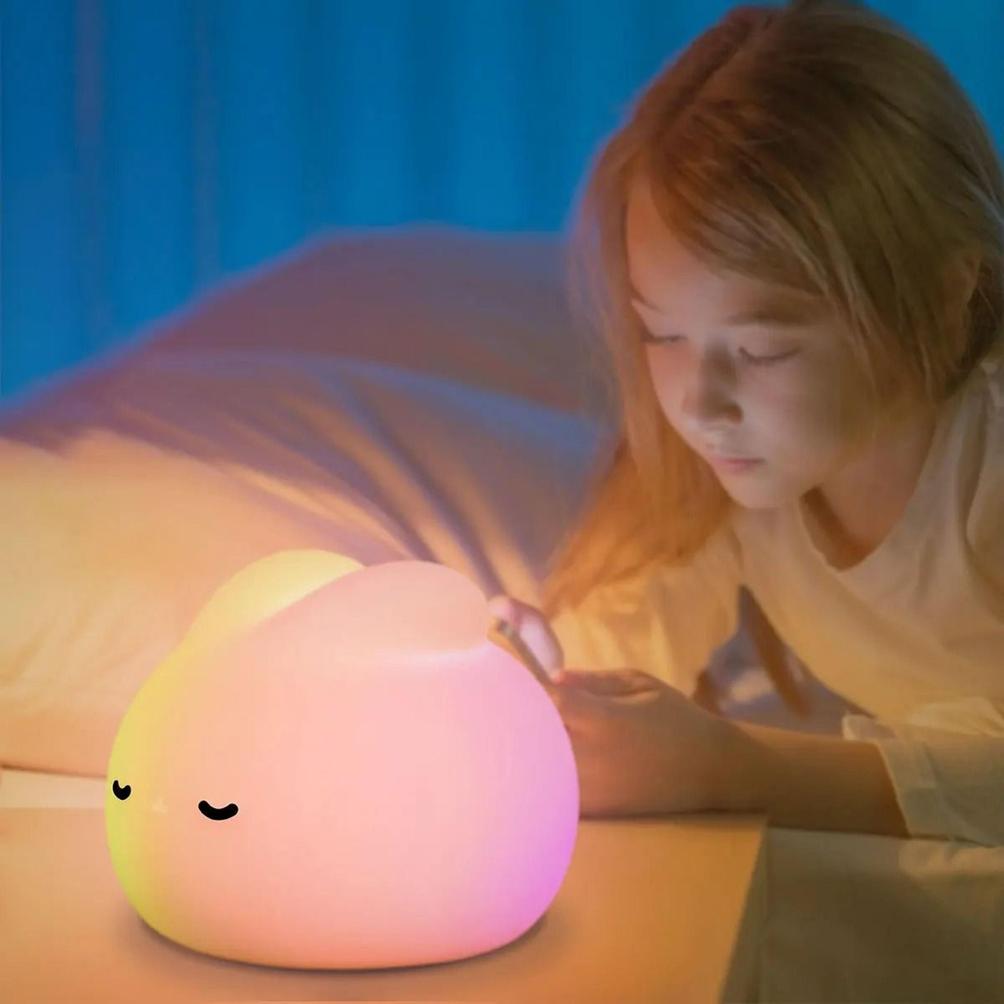Cute Silicone Bunny Rechargeable LED Night Light 3
