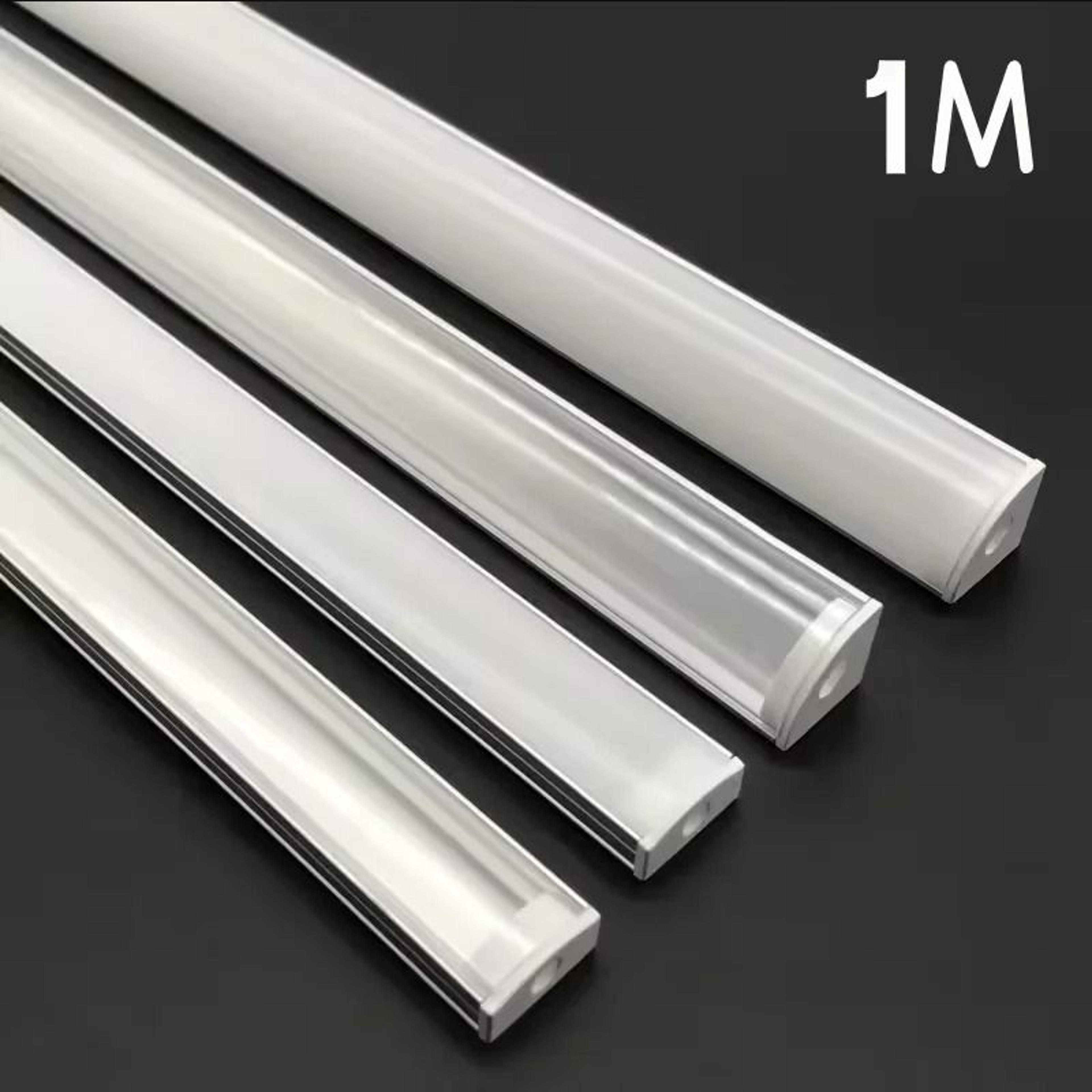 10-pack 3.3 ft u/v-shape aluminum led channel profile set