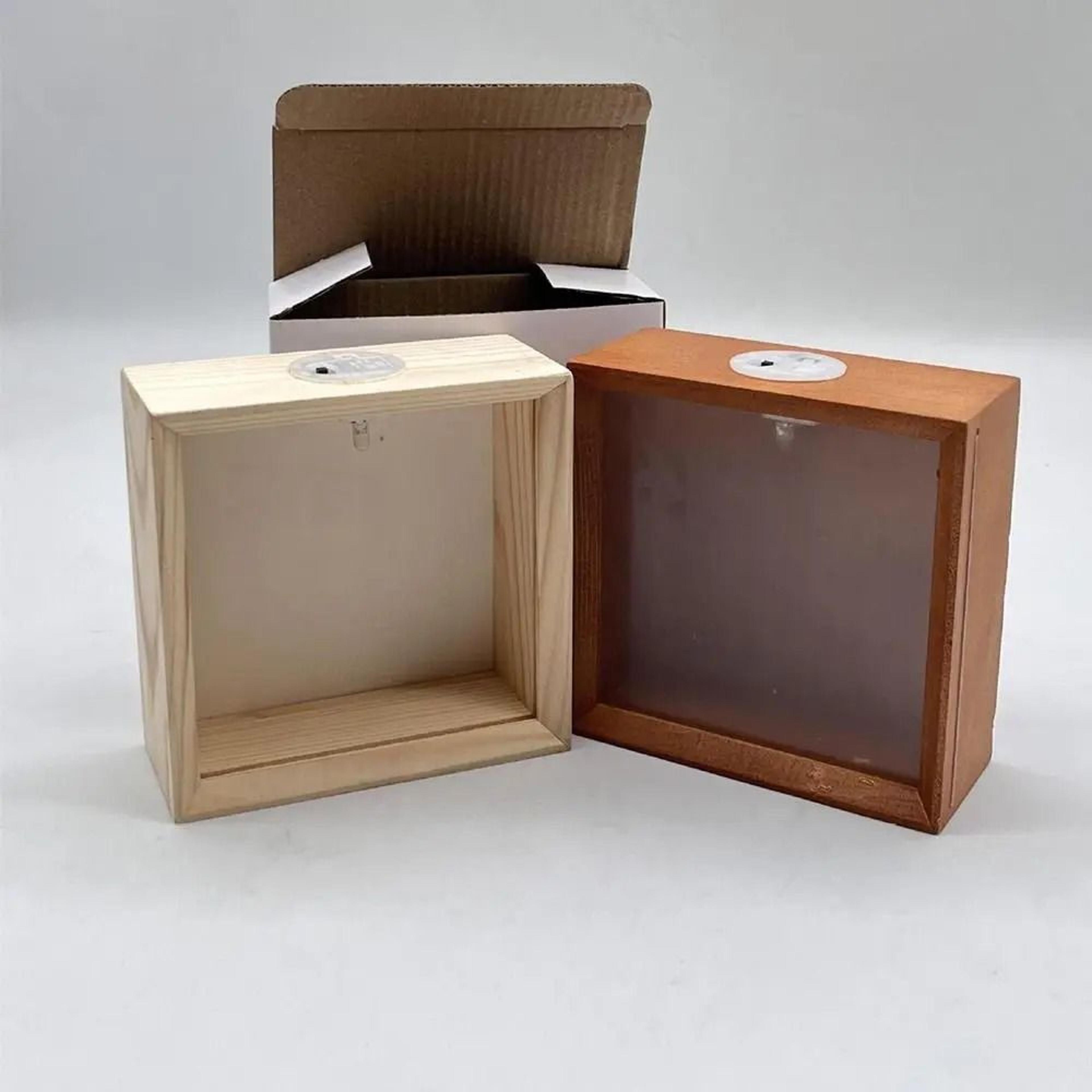 DIY Wooden Shadow Box Night Light Frame With Acrylic Panels 1