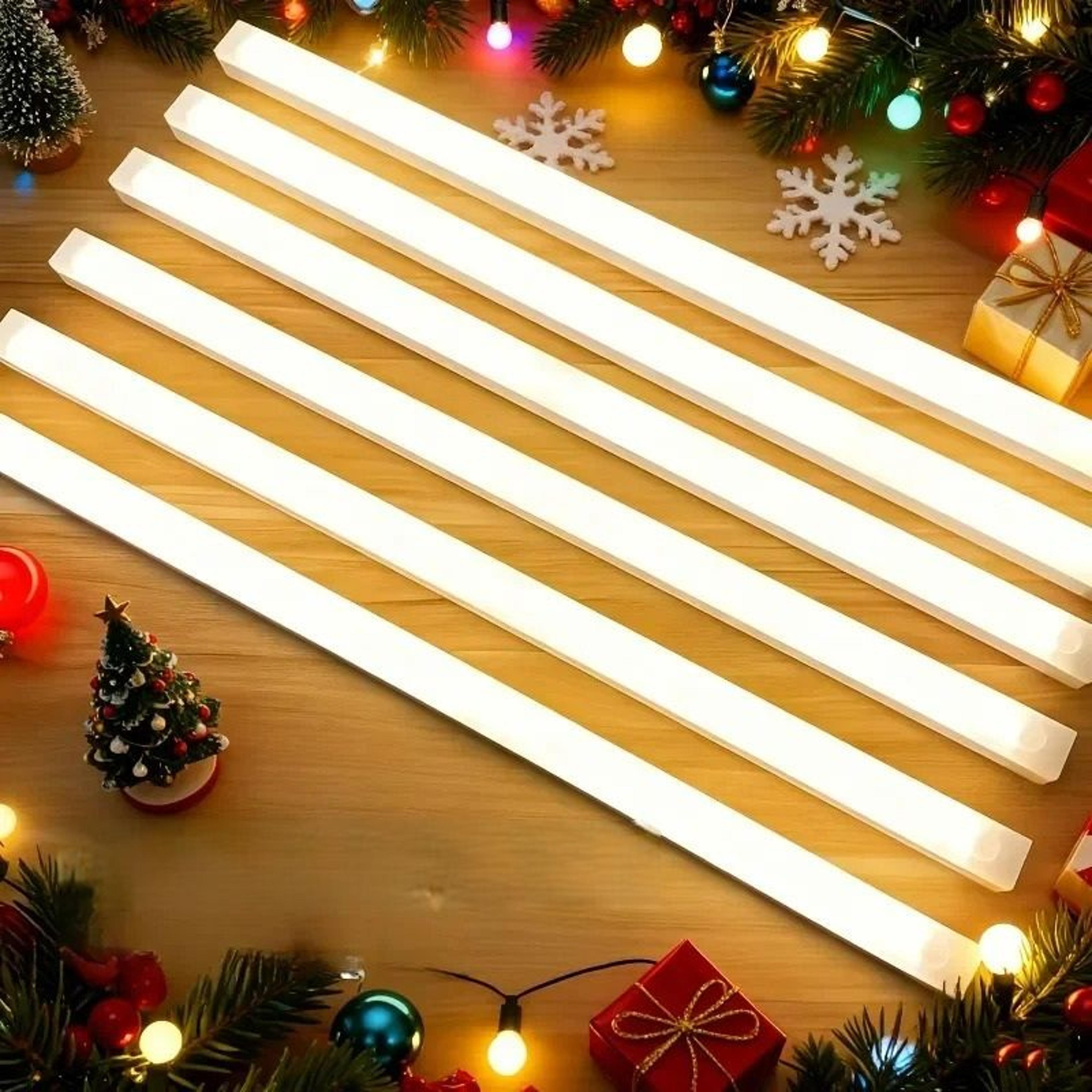 6-pack smart motion sensor usb rechargeable led night light set