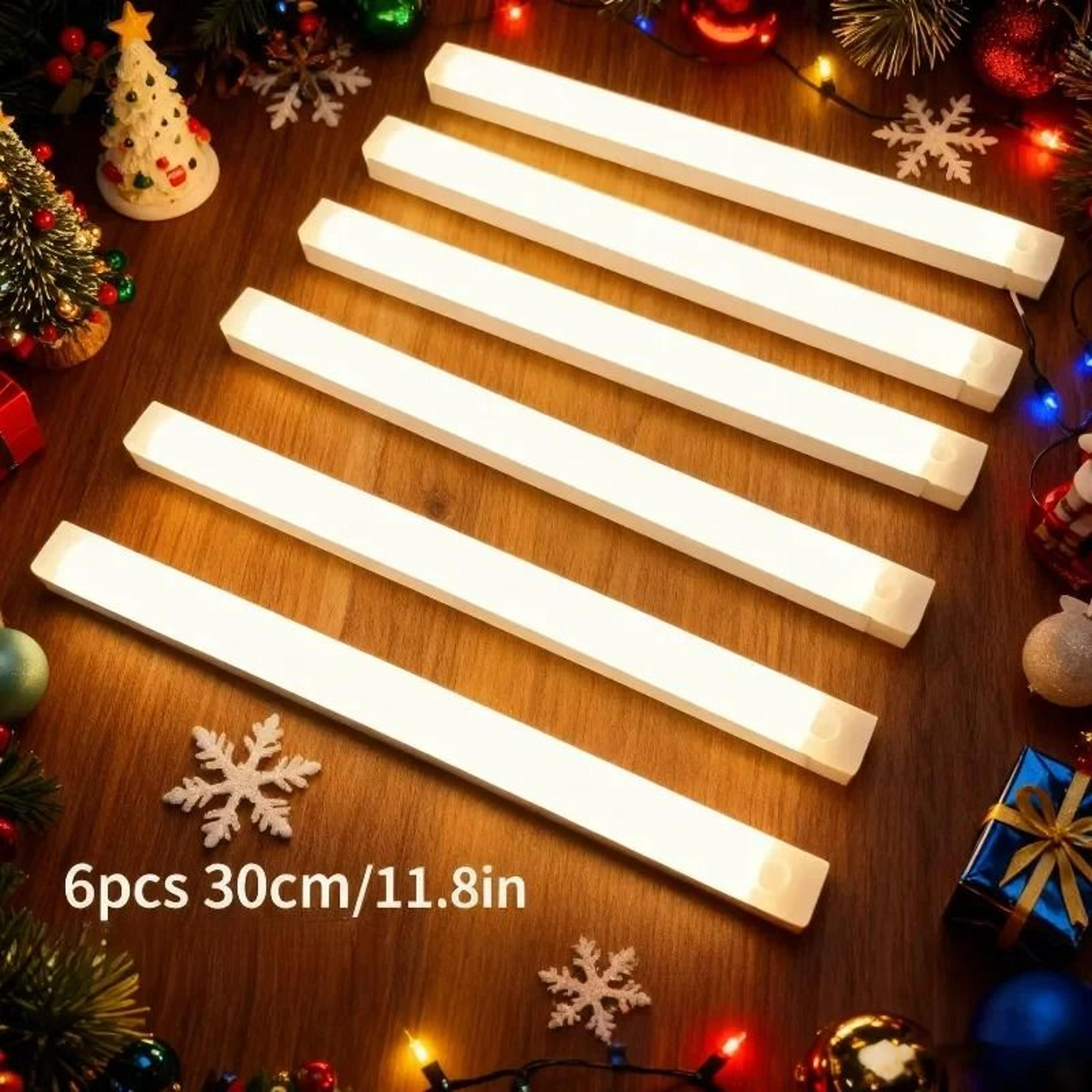 6Pack Smart Motion Sensor USB Rechargeable LED Night Light Set 9