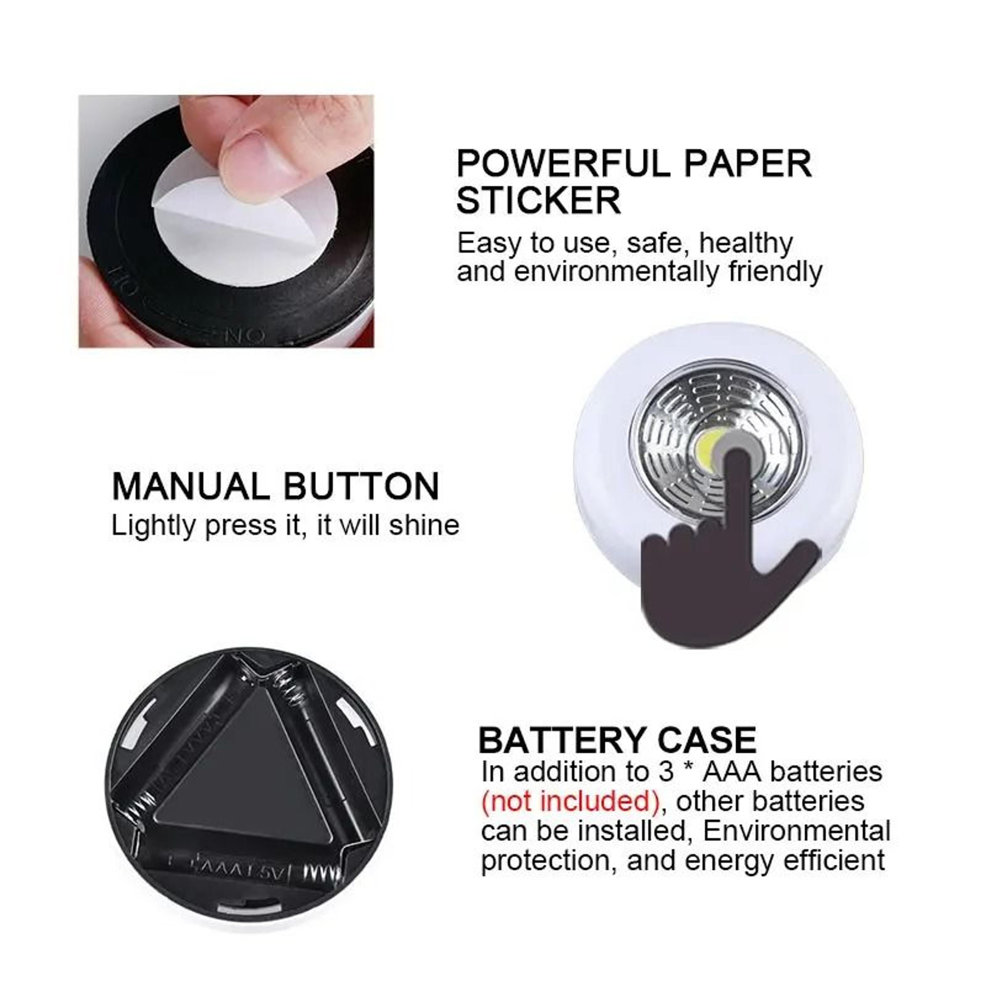 COB LED Round Touch Night Light 3