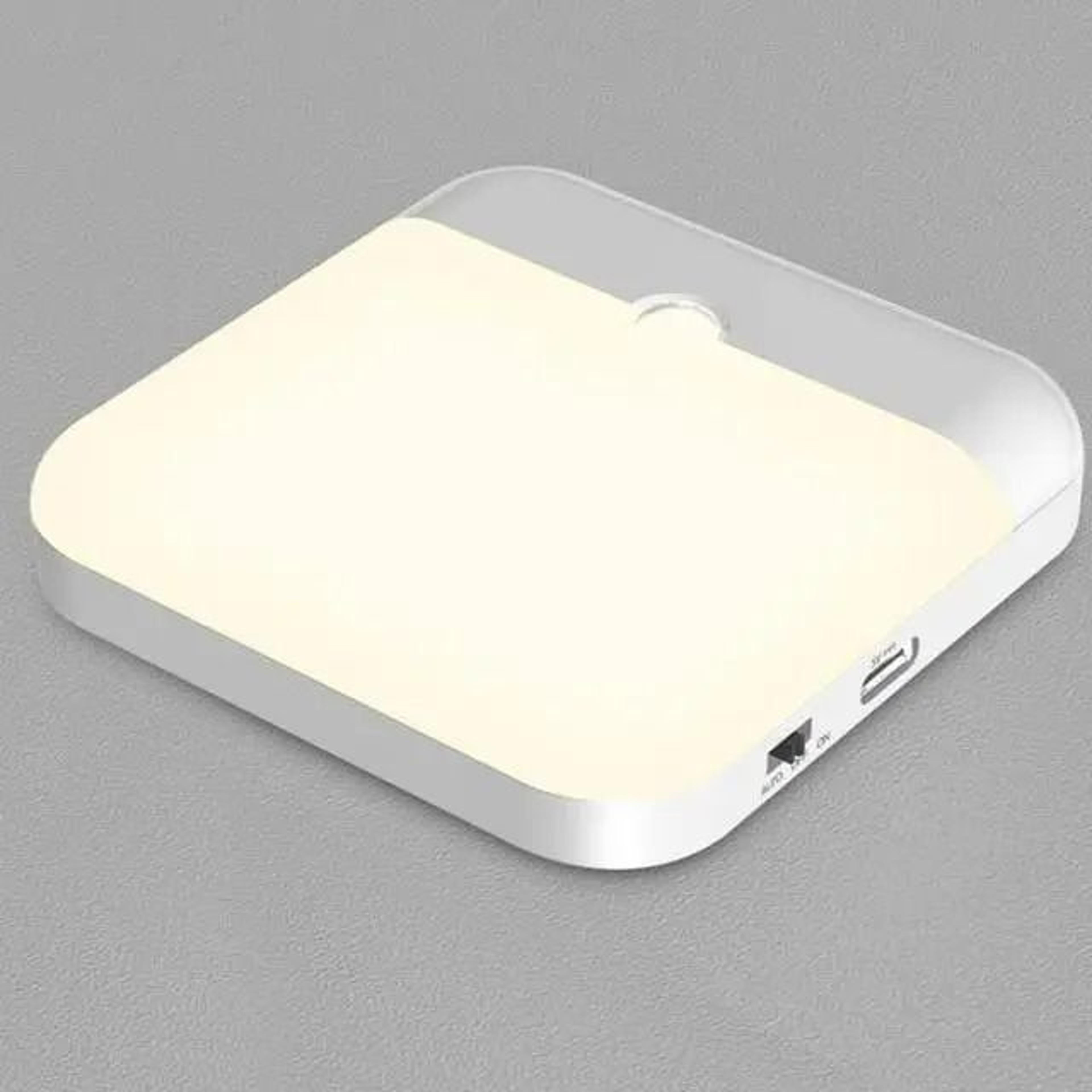 Square Motion Sensor LED USB Rechargeable Night Light 7