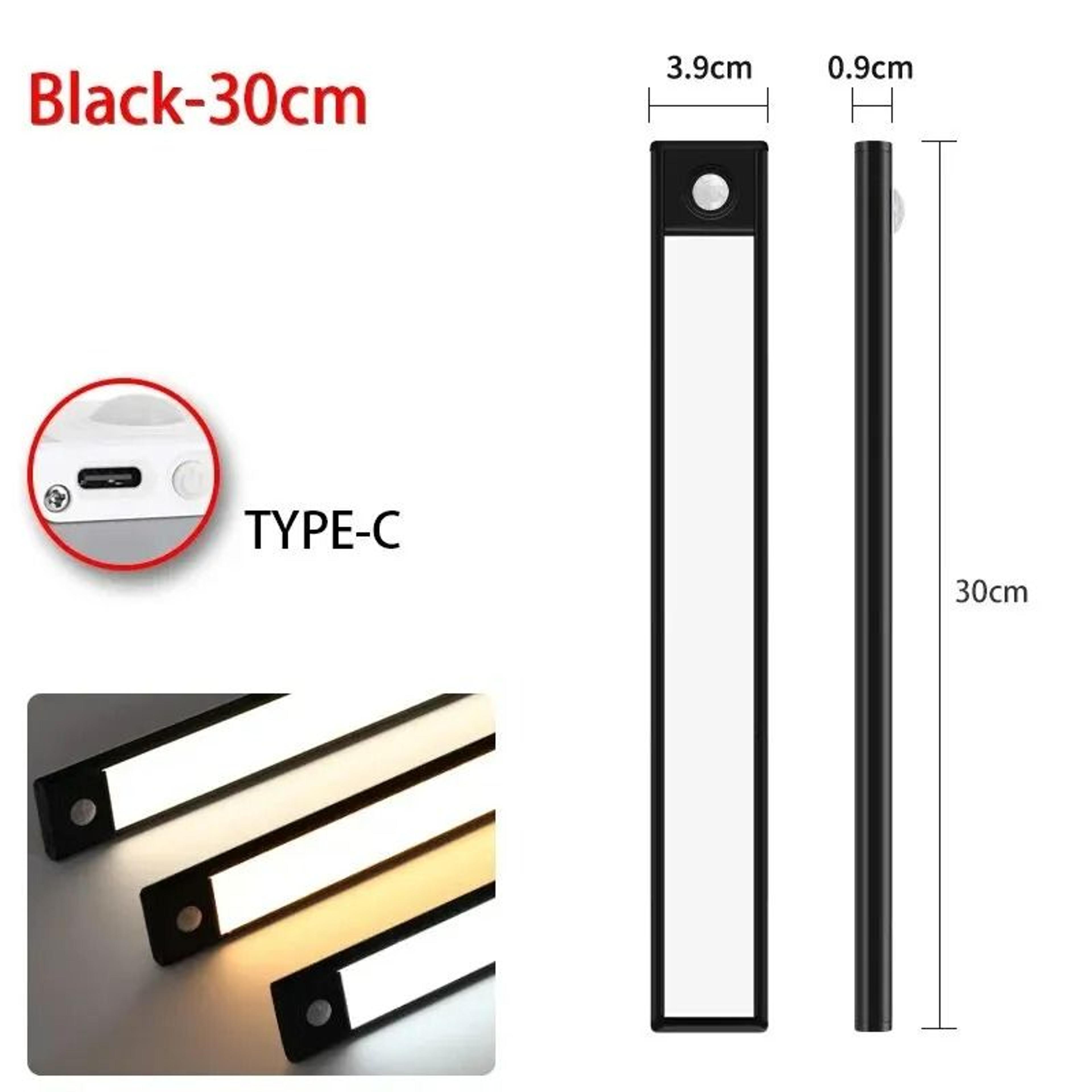 UltraThin USBC Motion Sensor LED Cabinet Light Bar 12