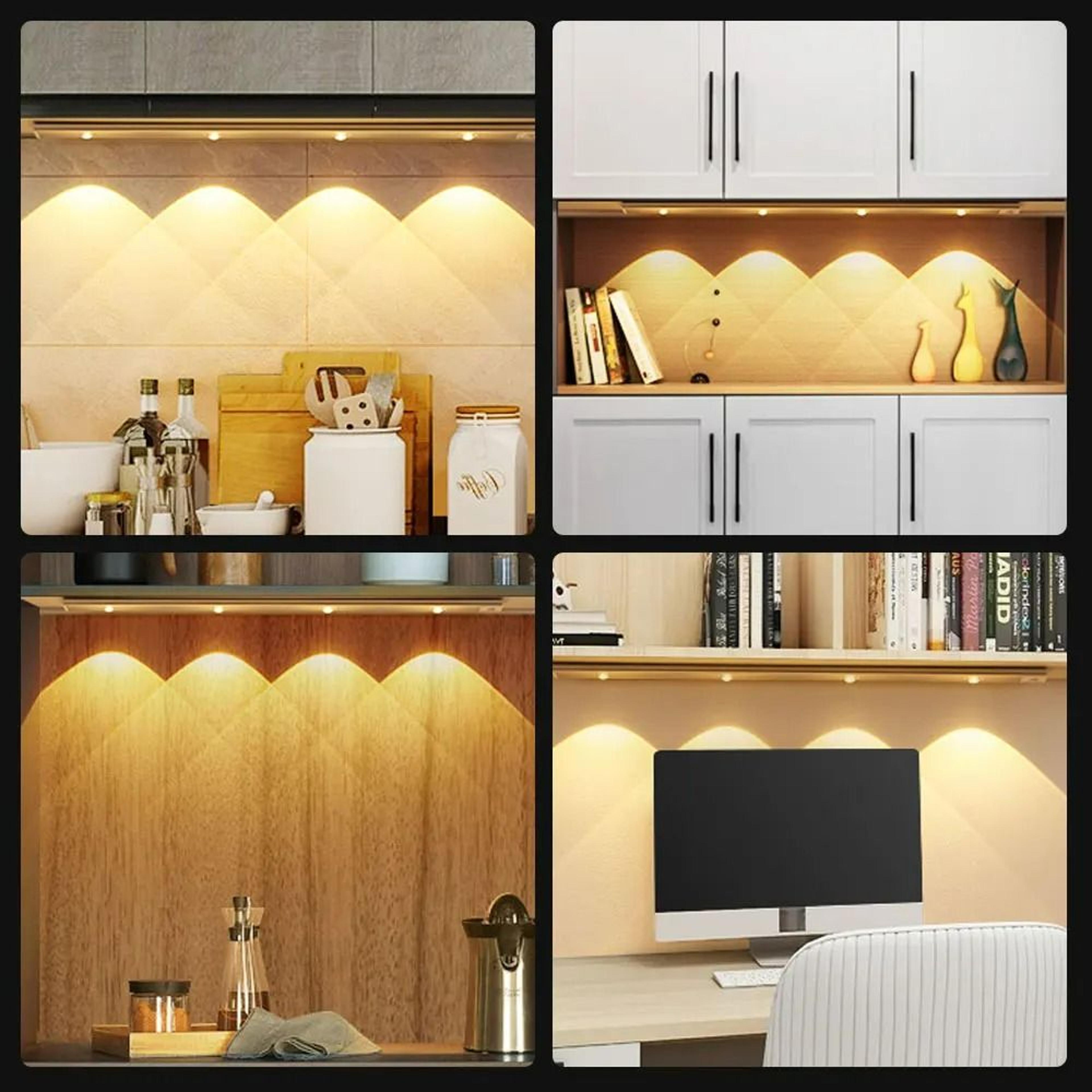 UltraThin USB Rechargeable Motion Sensor LED Cabinet Light Bar 2