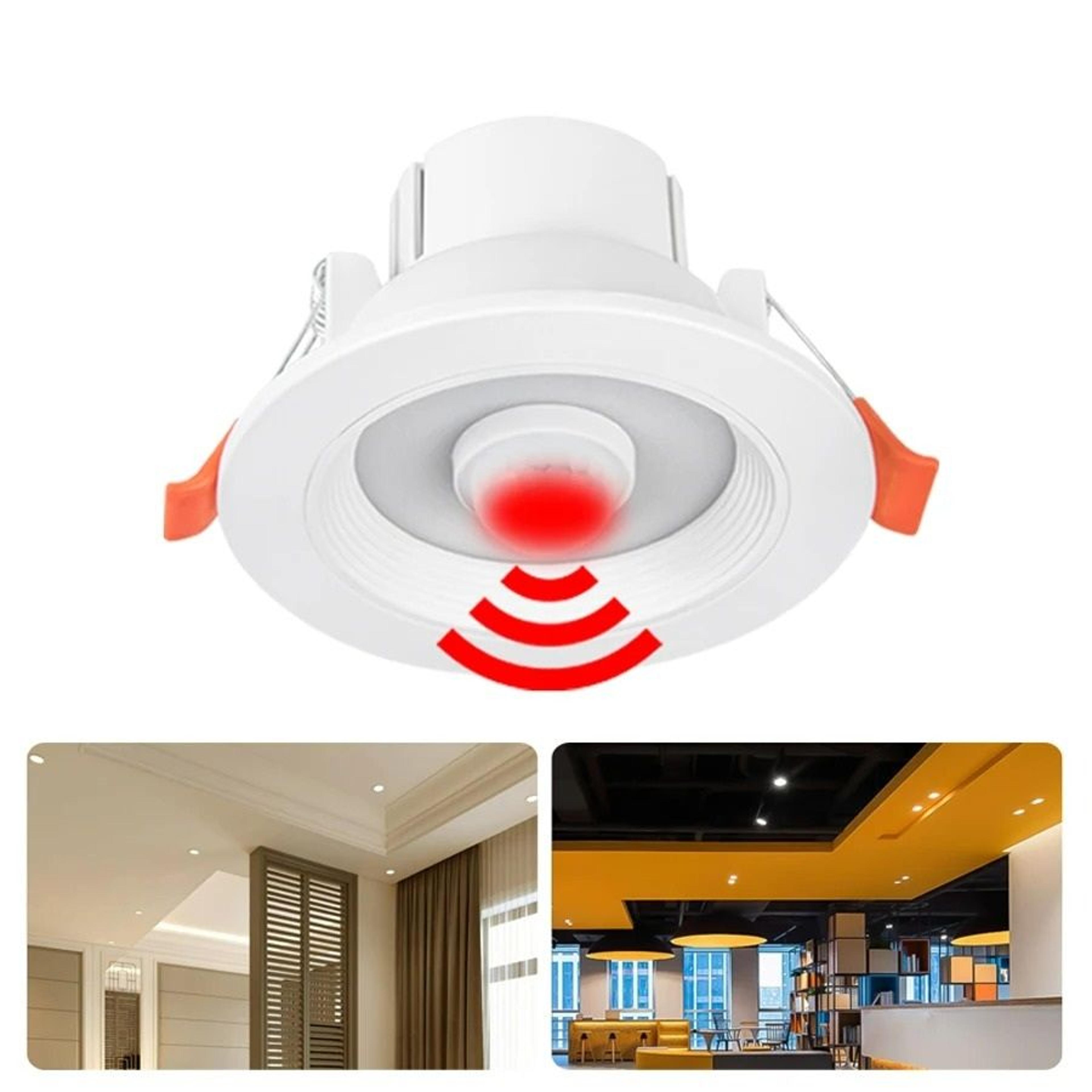 flicker-free pir motion sensor recessed led downlight