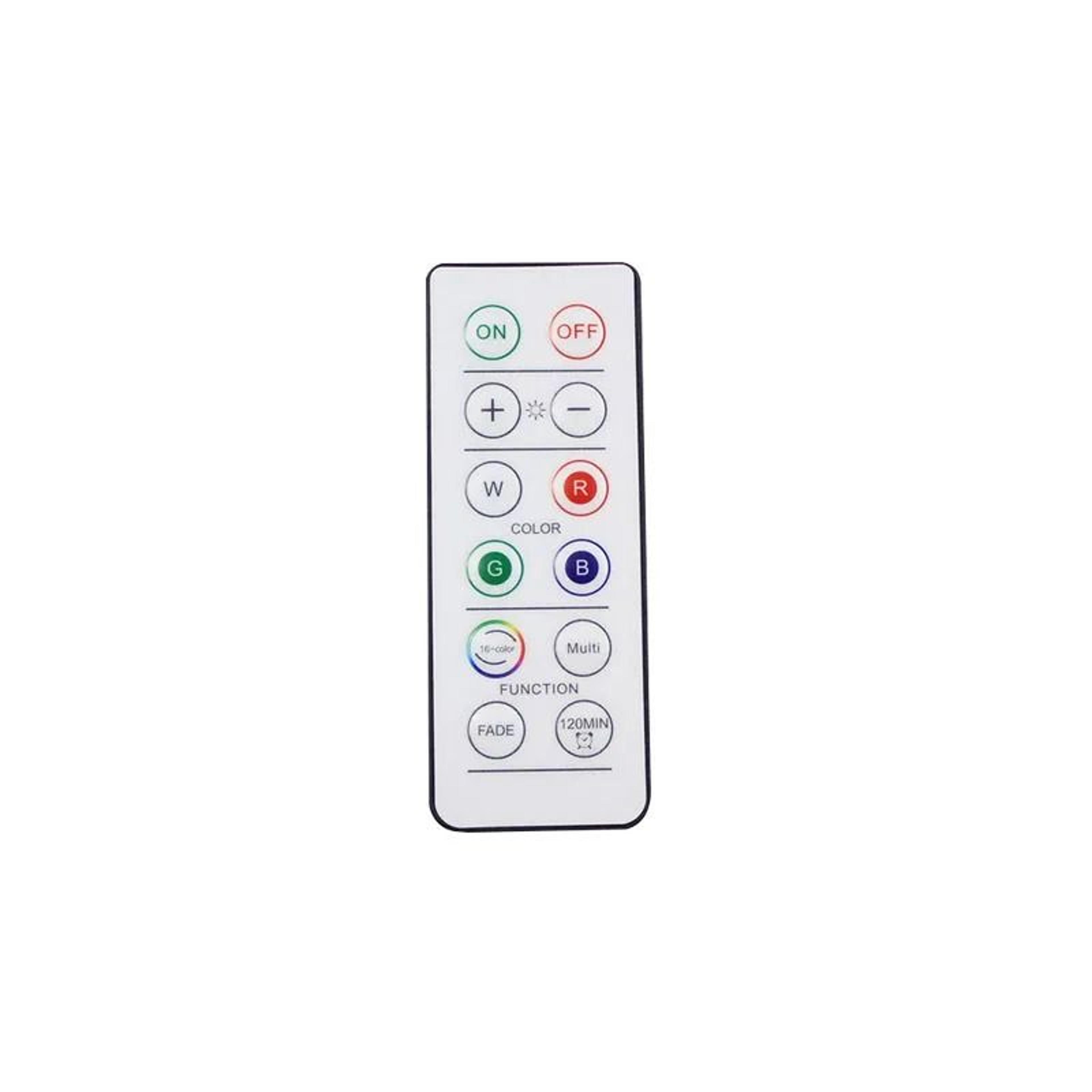Wireless 16Color RGBW LED Puck Lights With Remote Control 7