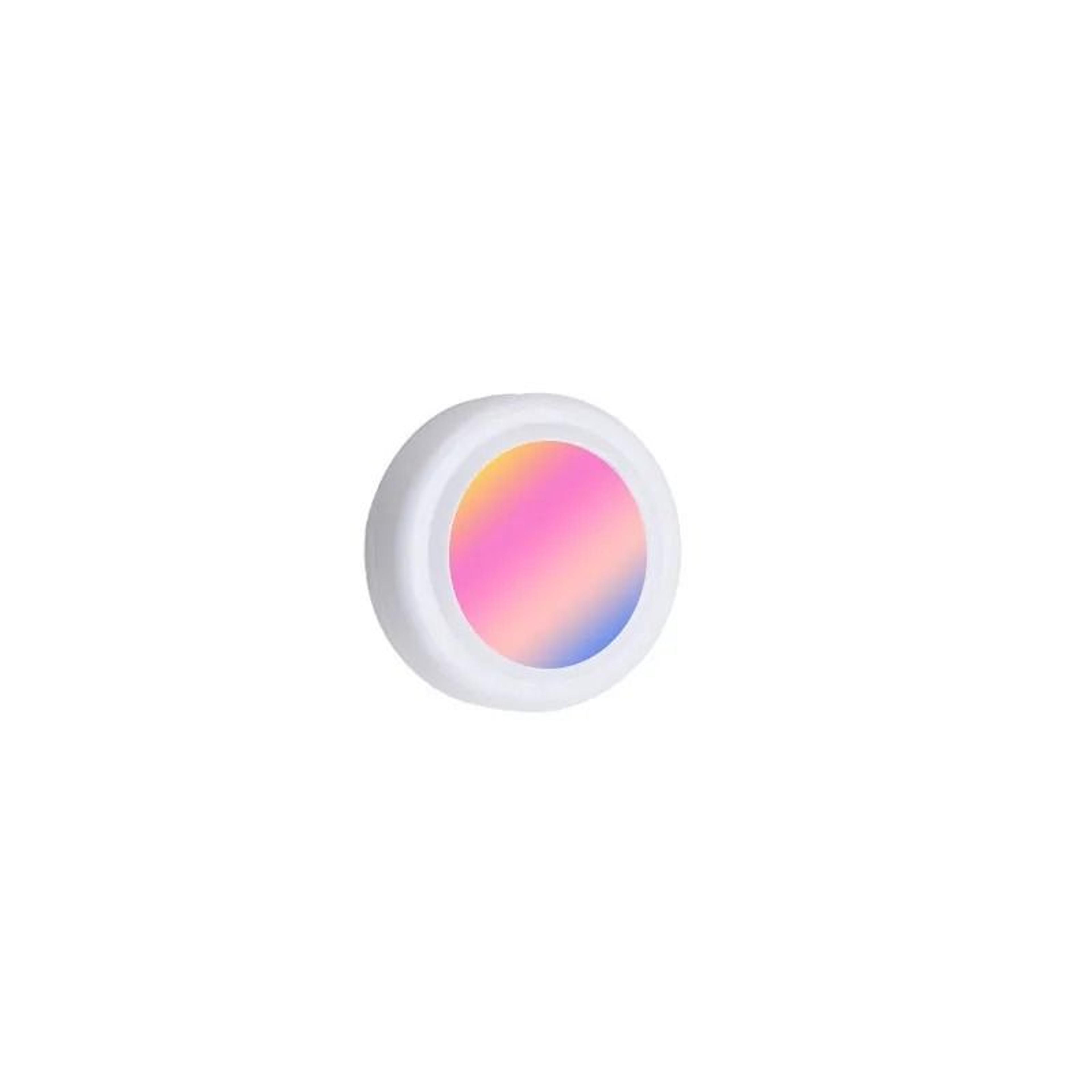Wireless 16Color RGBW LED Puck Lights With Remote Control 8
